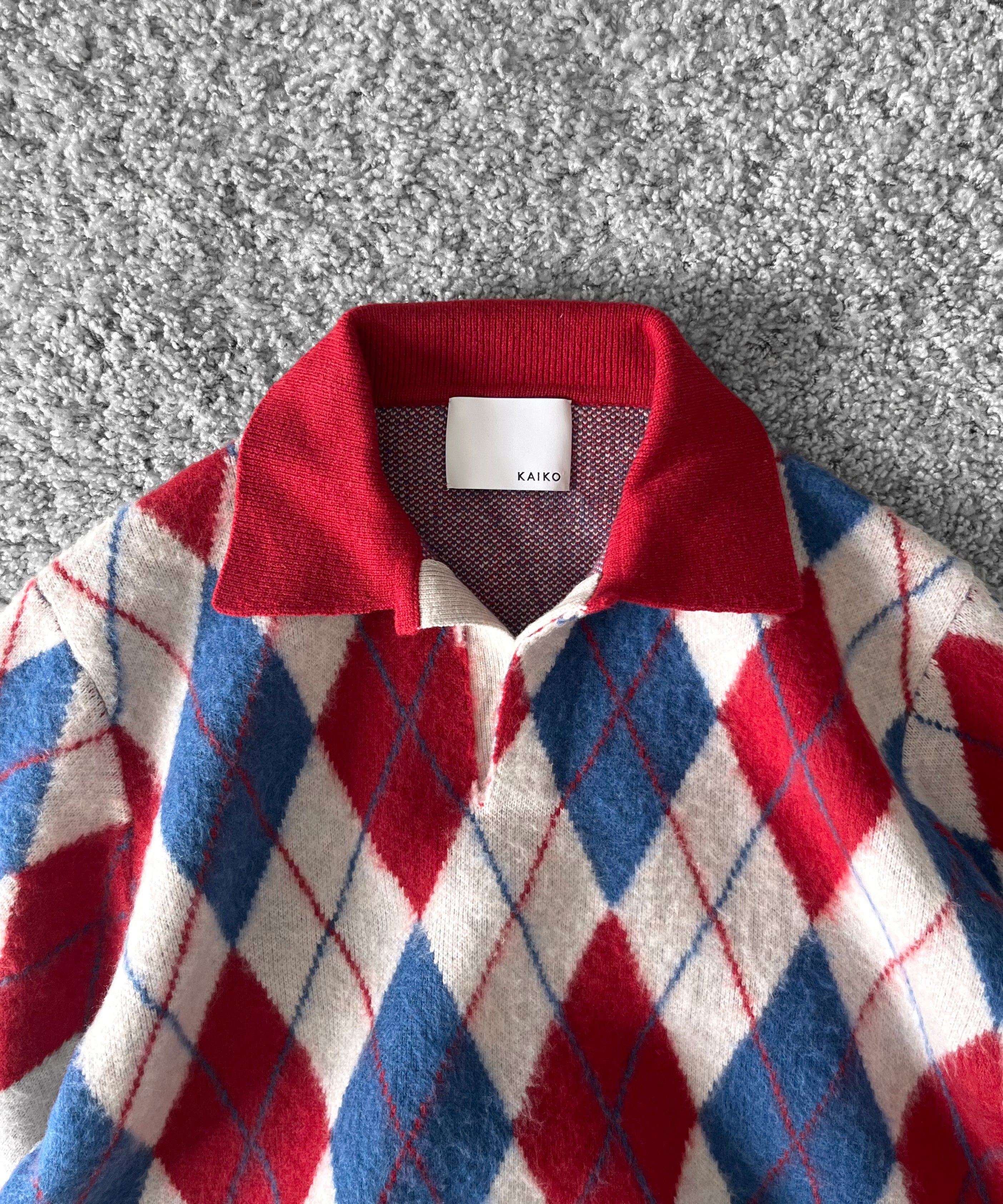 【Pre order】KAIKO Domestic knit polo shirt "TRICO"