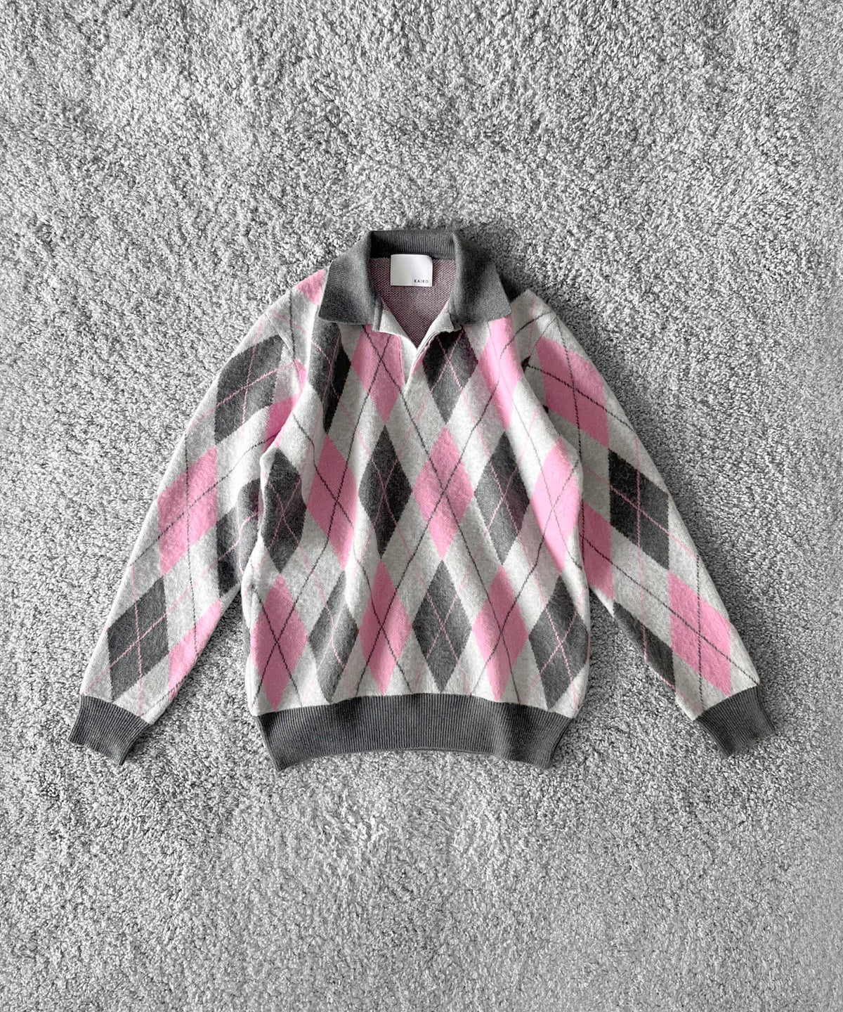 【Pre order】KAIKO Domestic knit polo shirt "TRICO"