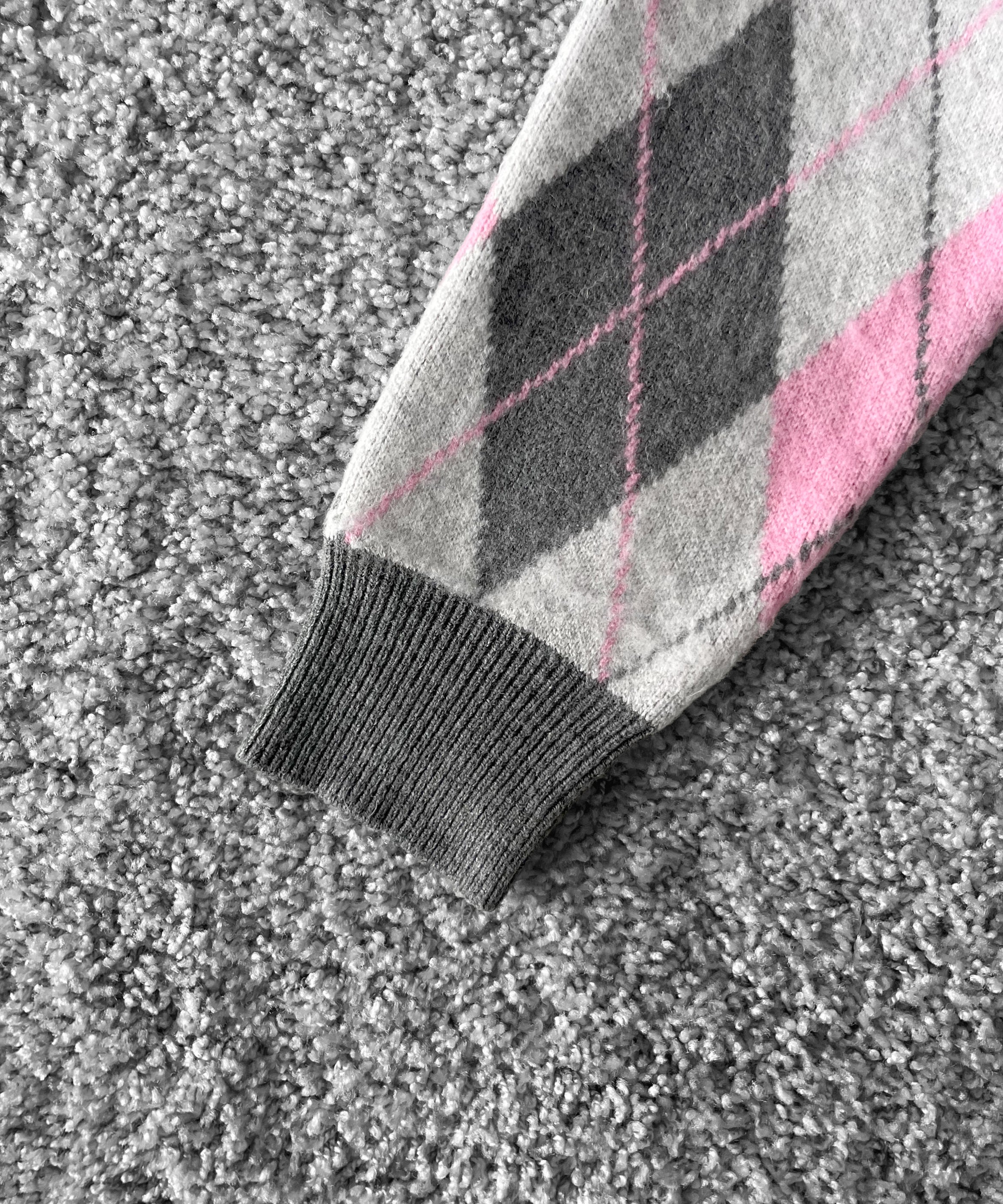 【Pre order】KAIKO Domestic knit polo shirt "FIGURE PINK"