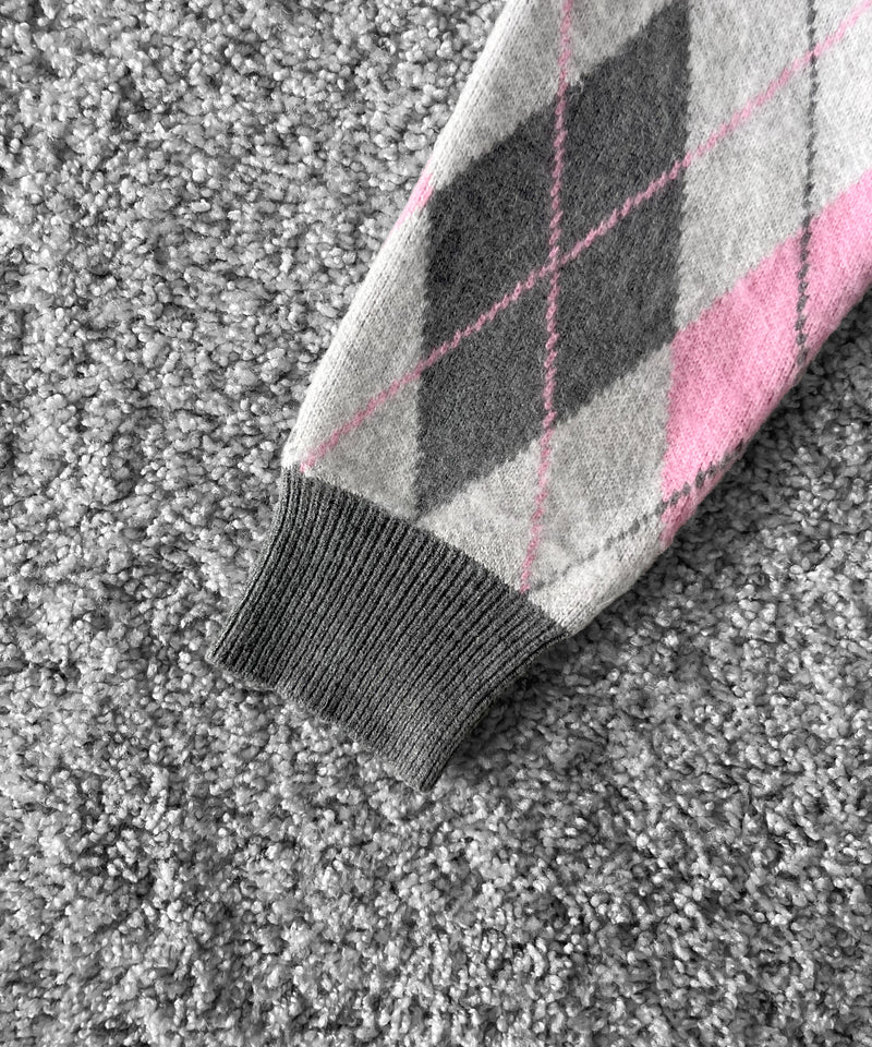 【Pre order】KAIKO Domestic knit polo shirt "FIGURE PINK"