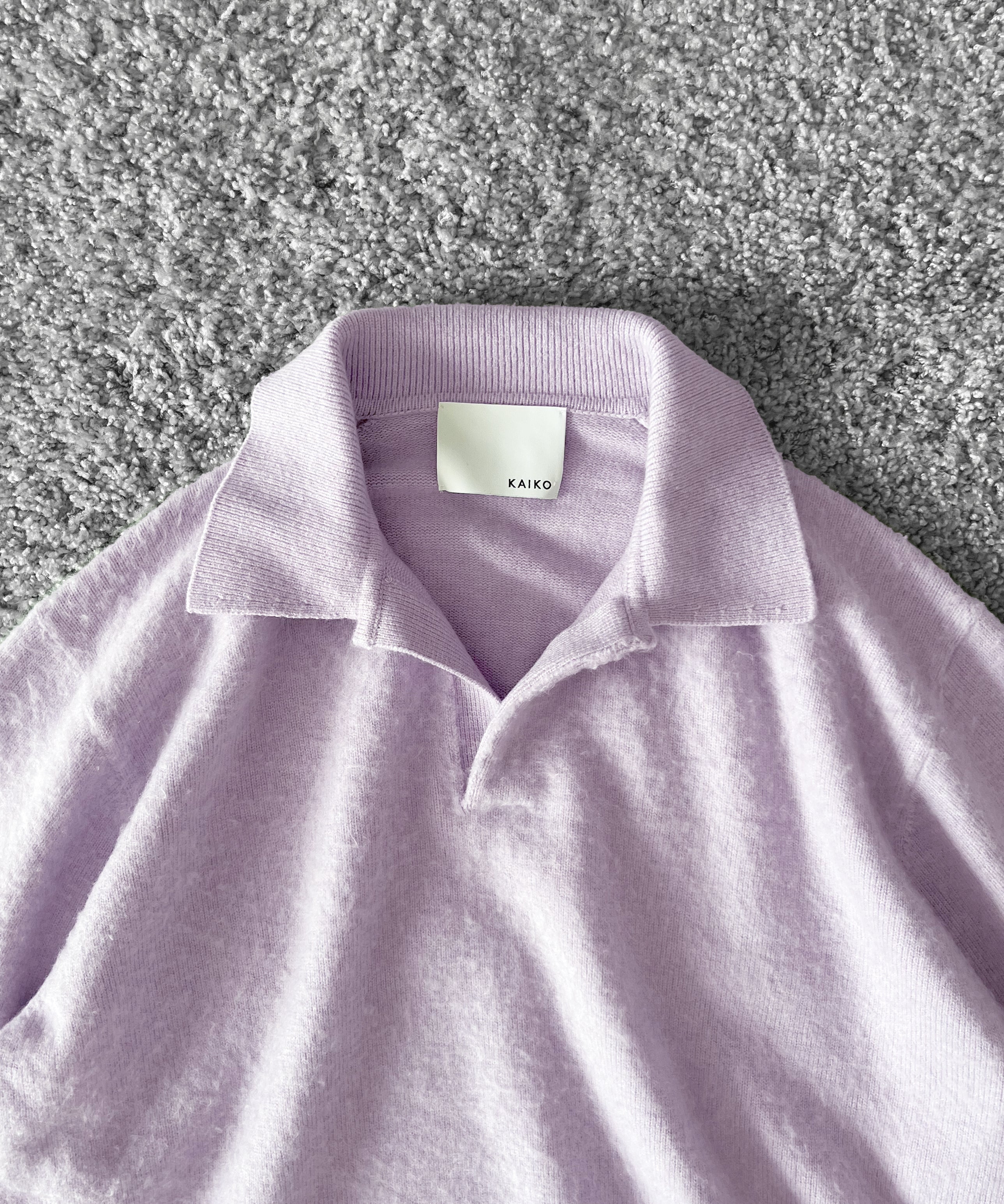 【Pre order】KAIKO Antistasic polo shirt "L.PURPLE"