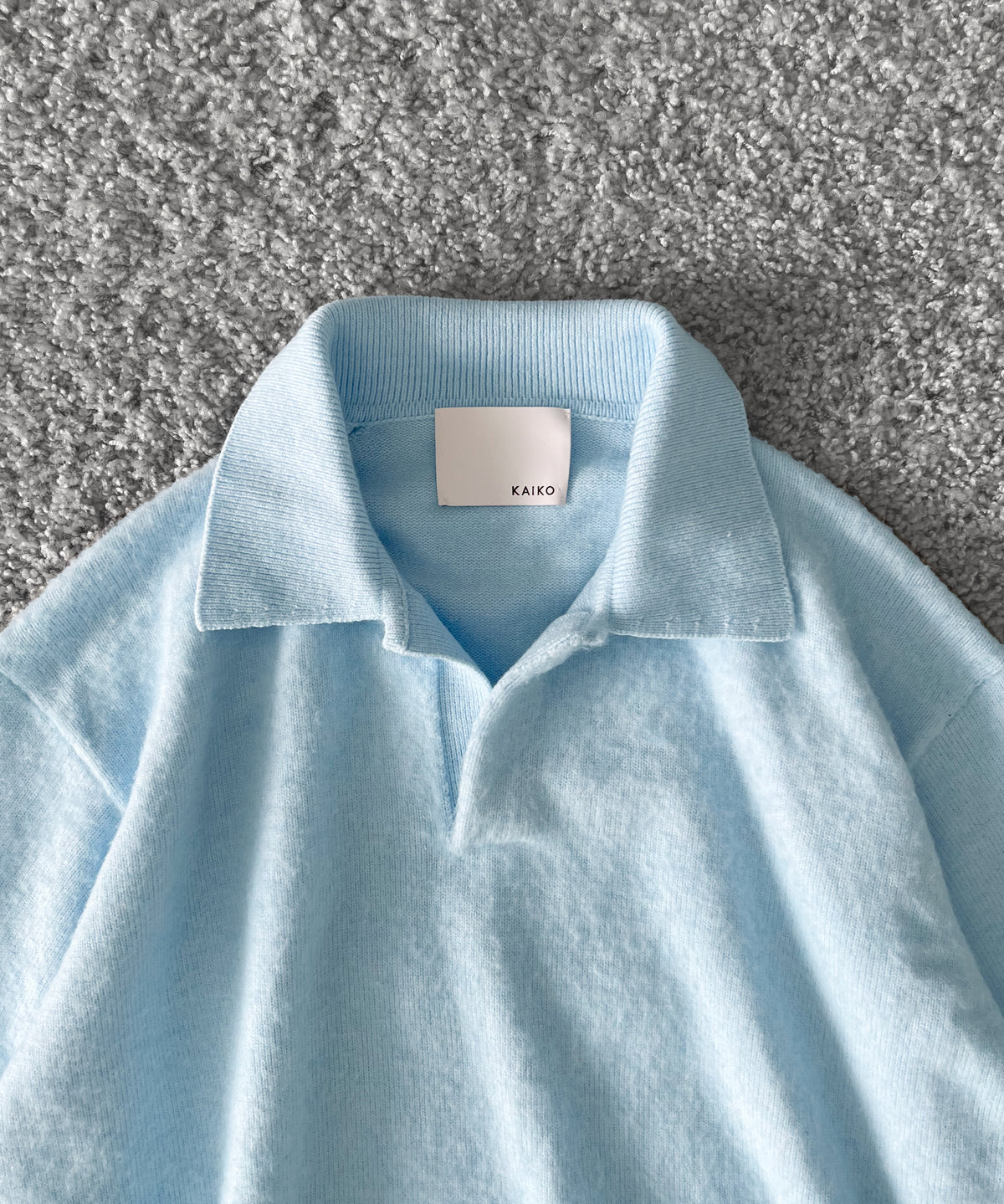【Pre order】KAIKO Antistasic polo shirt "L.BLUE"