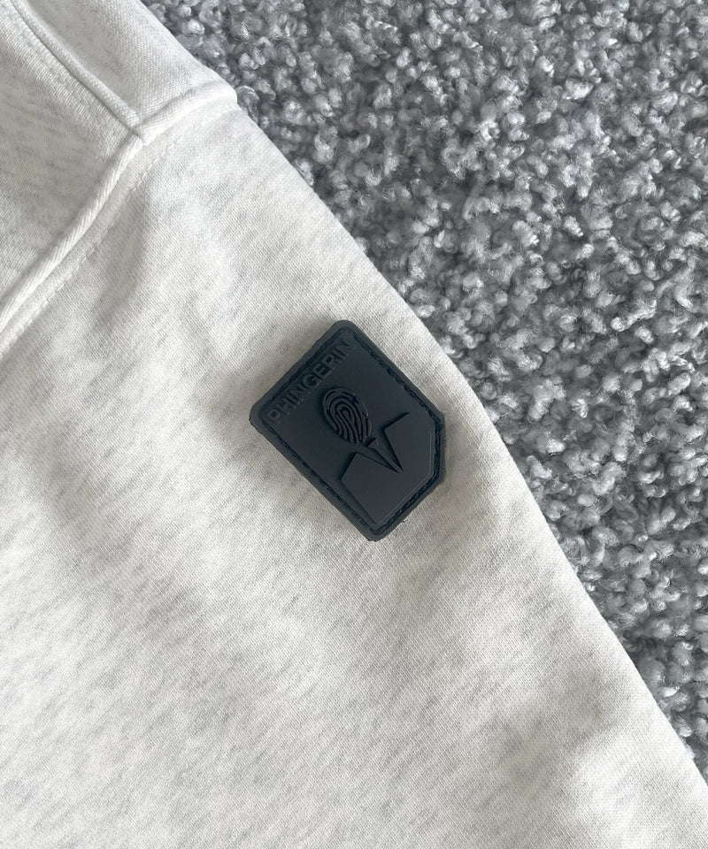 PHINGERIN Quarter zip sweatshirt "A:OATMEAL"