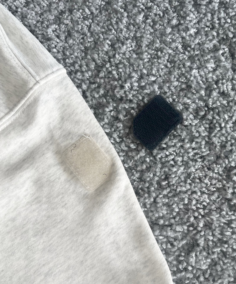 PHINGERIN Quarter zip sweatshirt "A:OATMEAL"