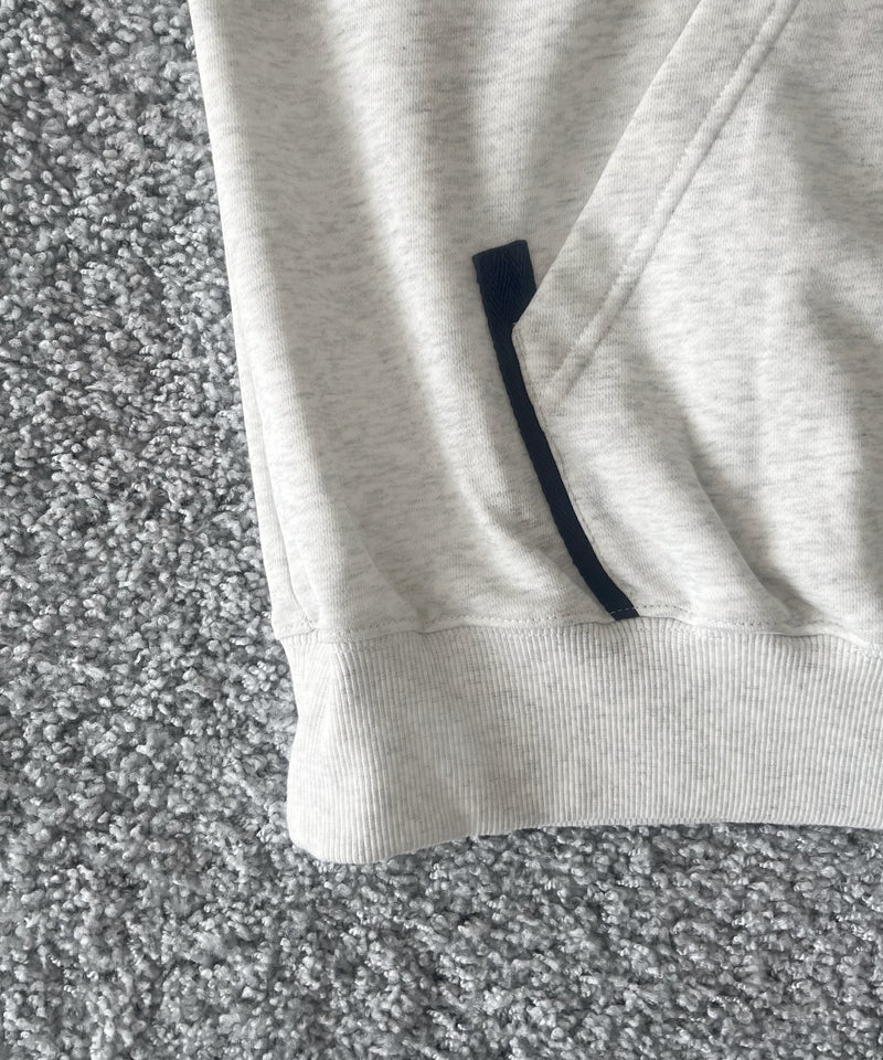 PHINGERIN Quarter zip sweatshirt "A:OATMEAL"