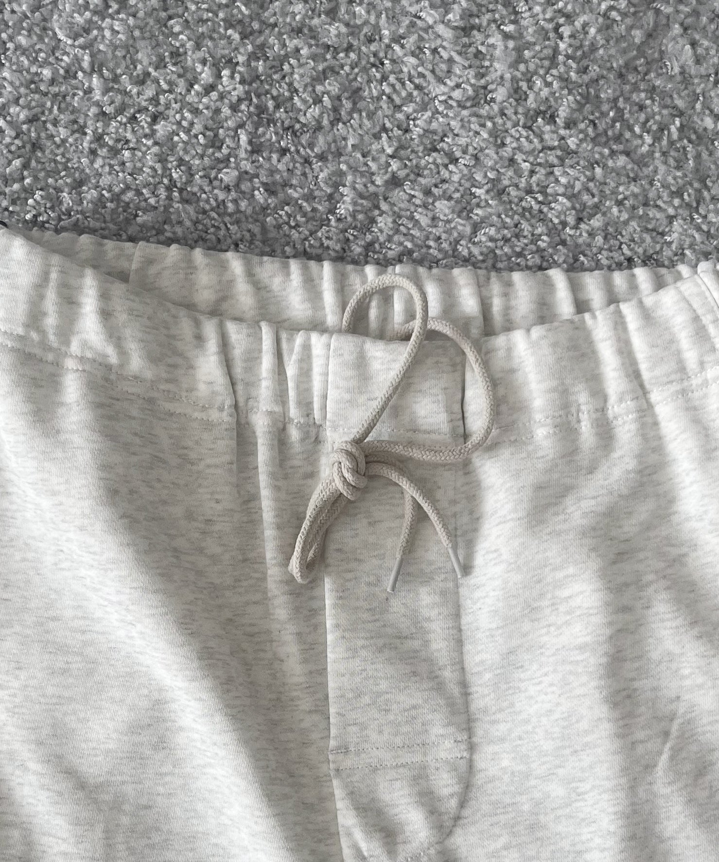 PHINGERIN Tape sweatpants "A:OATMEAL"