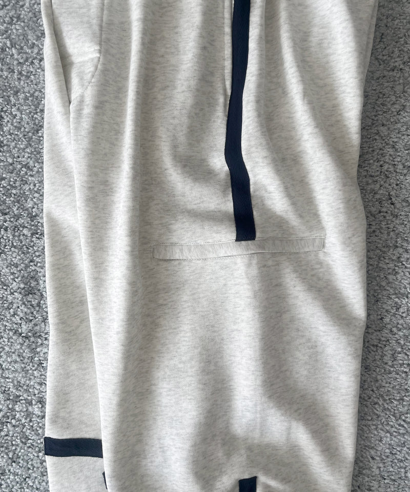 PHINGERIN Tape sweatpants "A:OATMEAL"