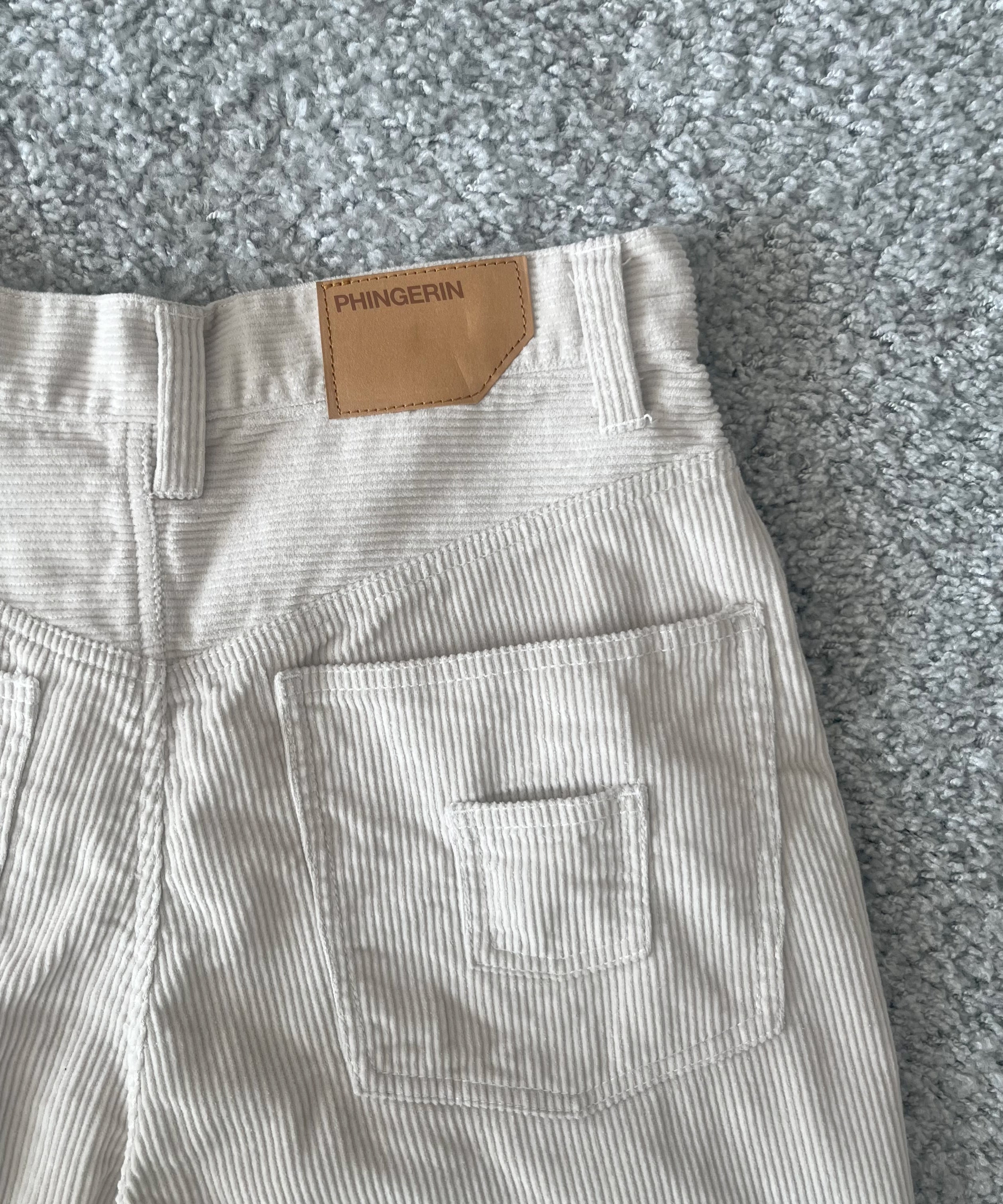 PHINGERIN 6Pocket jeans cord regular "A:IVORY"