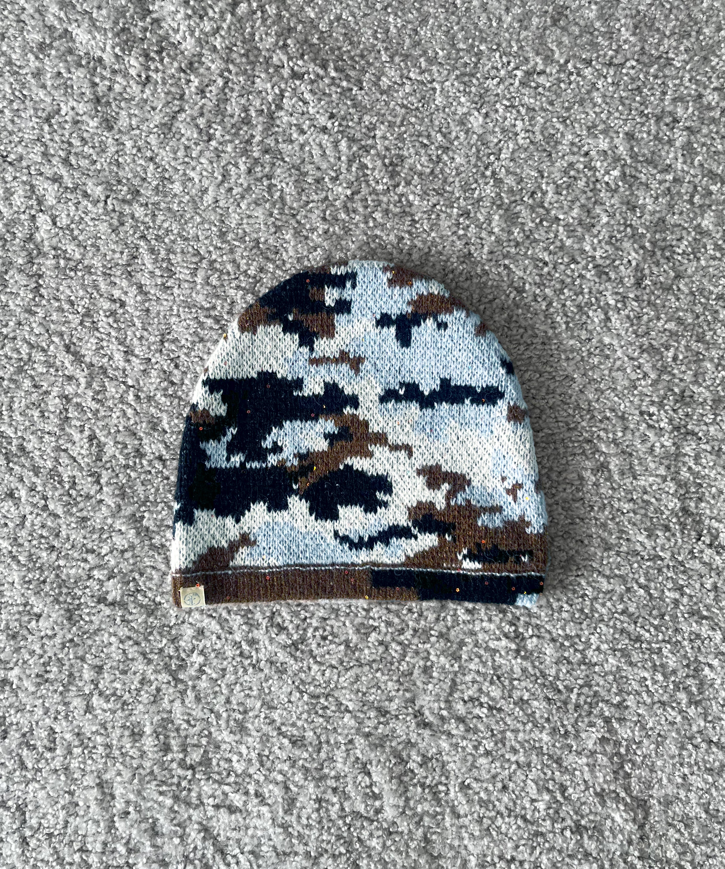 FAF(FAKE AS FLOWERS) Camo single beanie "SKY CAMO"