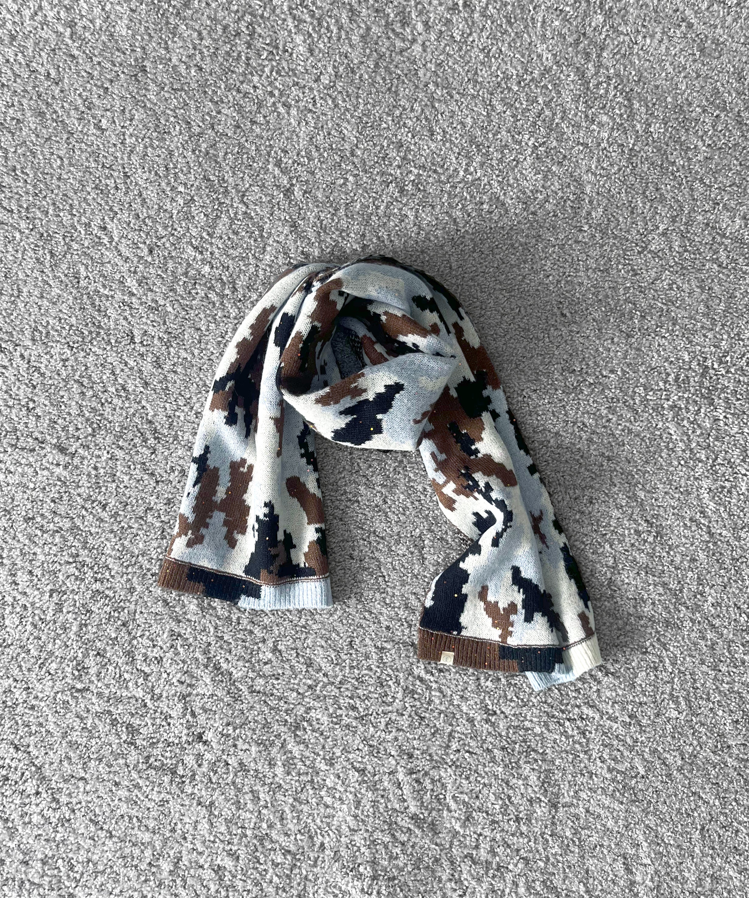 FAF(FAKE AS FLOWERS) Camo scarf "SKY CAMO"