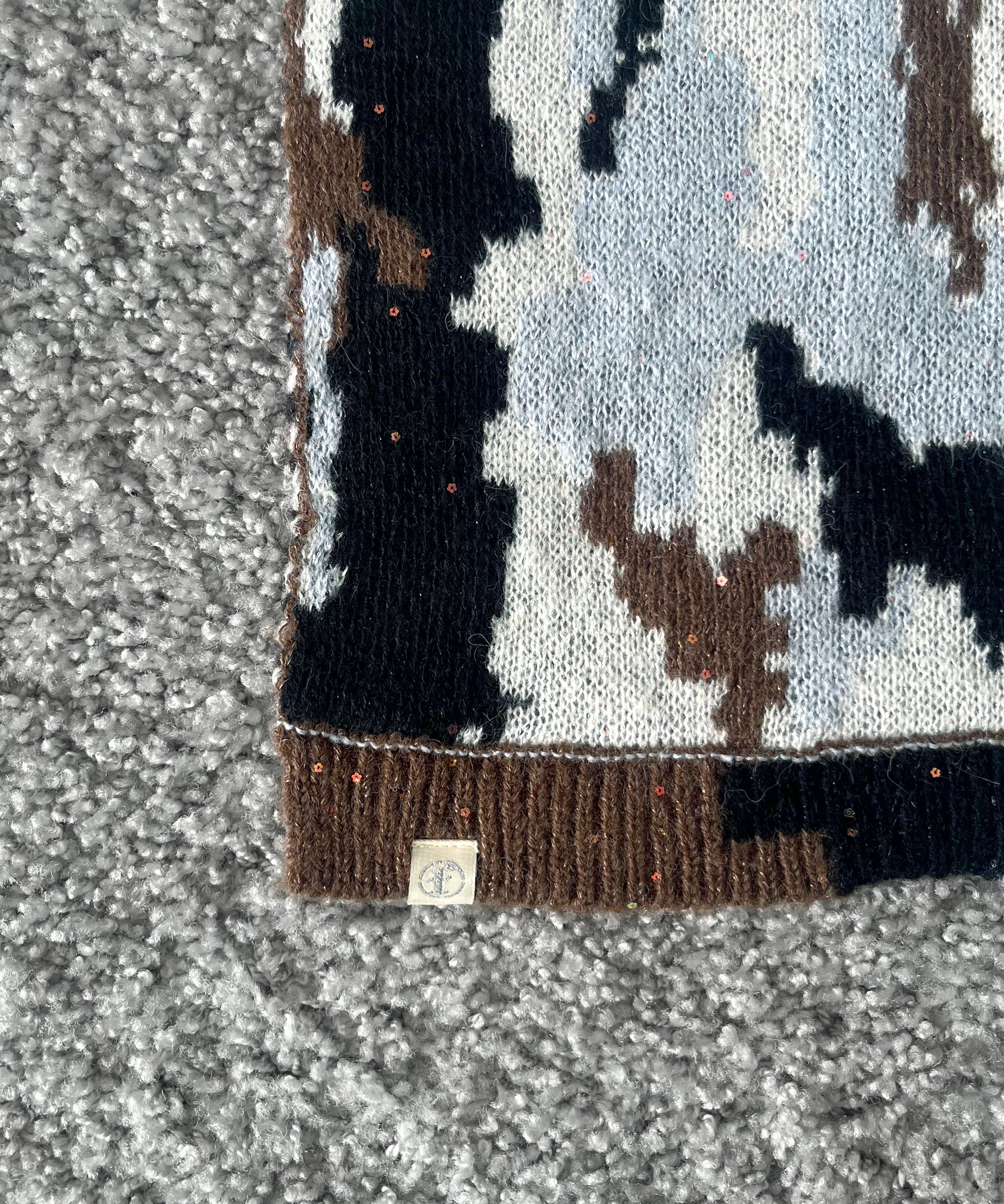 FAF(FAKE AS FLOWERS) Camo scarf "SKY CAMO"