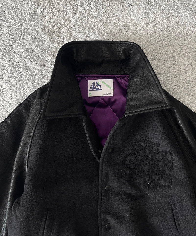 FAF(FAKE AS FLOWERS) Tnc team jacket "BLACK"