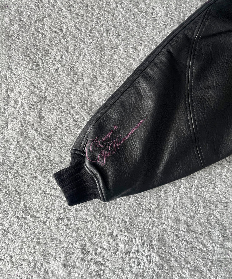 FAF(FAKE AS FLOWERS) Tnc team jacket "BLACK"