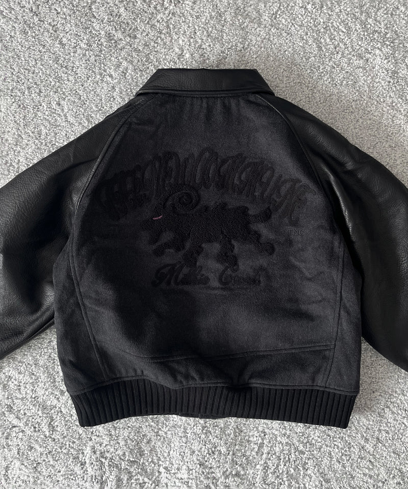 FAF(FAKE AS FLOWERS) Tnc team jacket "BLACK"