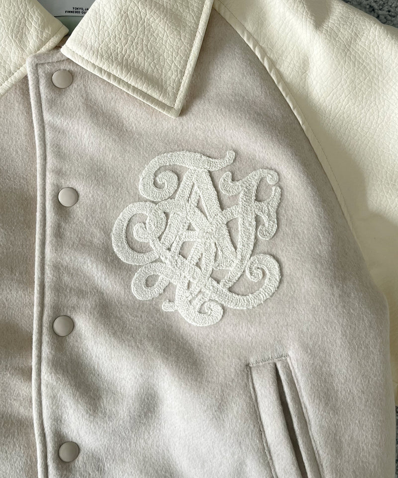 FAF(FAKE AS FLOWERS) Tnc team jacket "ECRU"