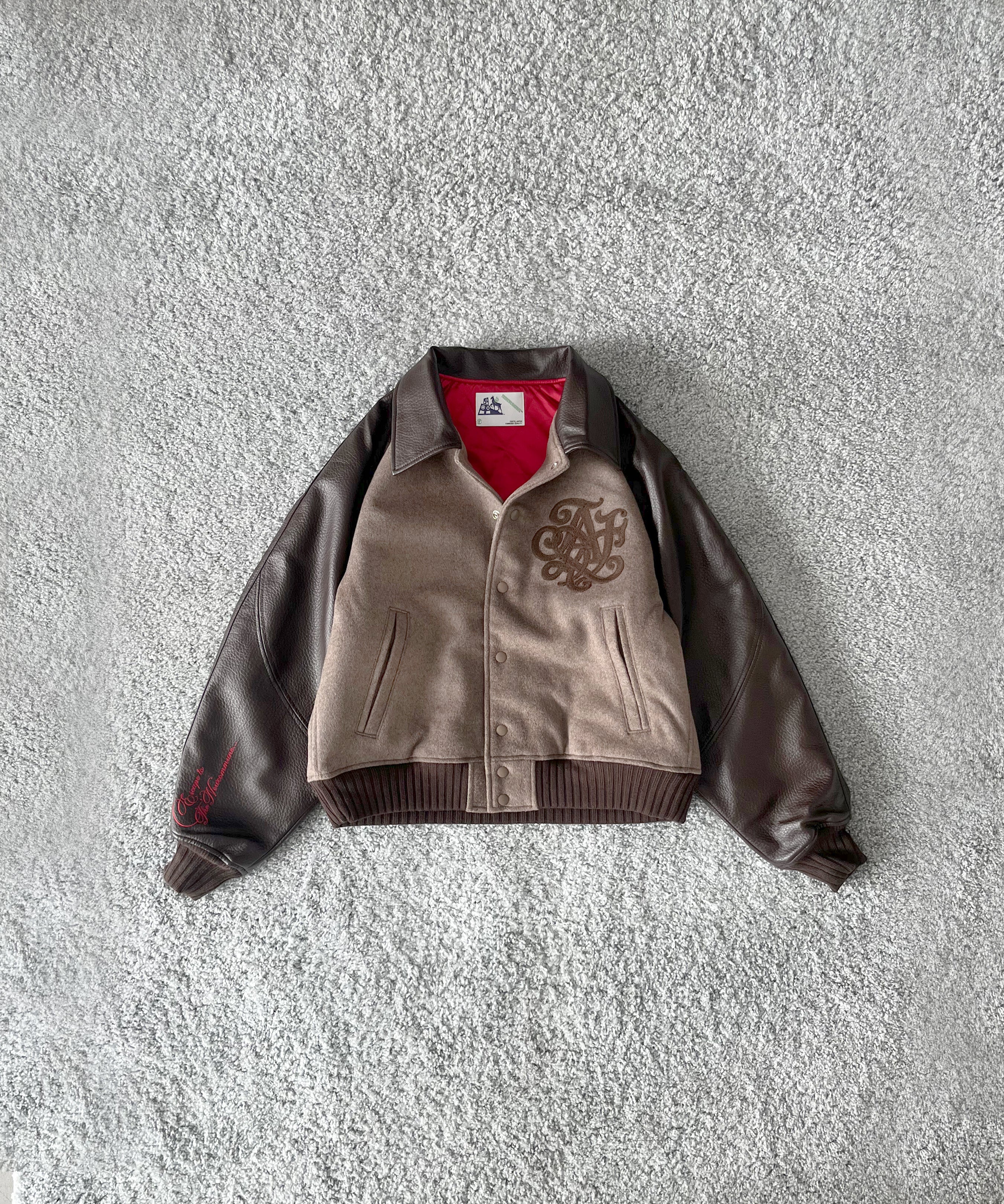 FAF(FAKE AS FLOWERS) Tnc team jacket "ECRU"