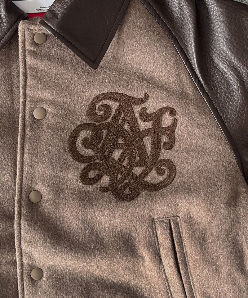 FAF(FAKE AS FLOWERS) Tnc team jacket "BROWN"