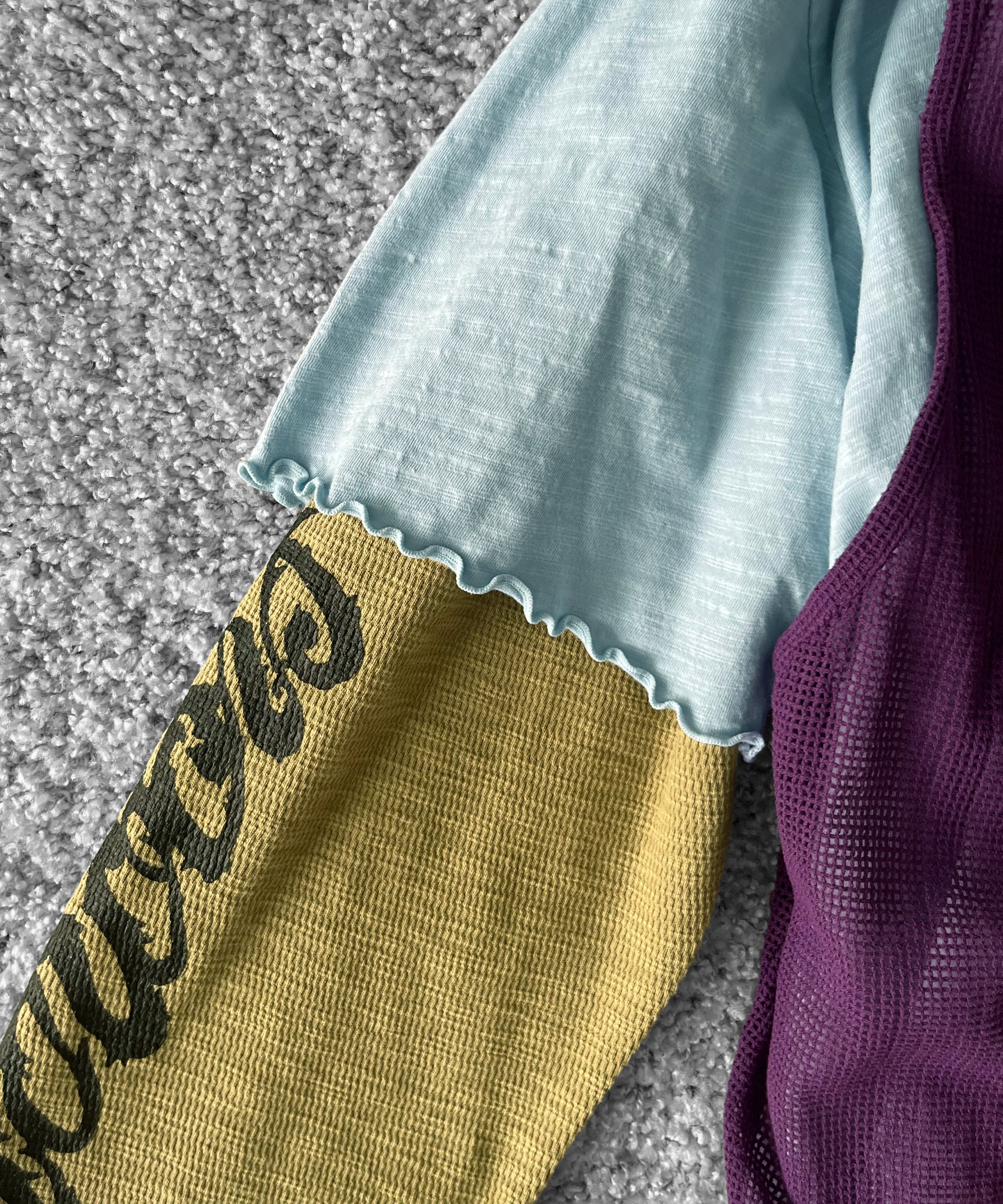 FAF(FAKE AS FLOWERS) 3Layerd ls tee "MULTI"