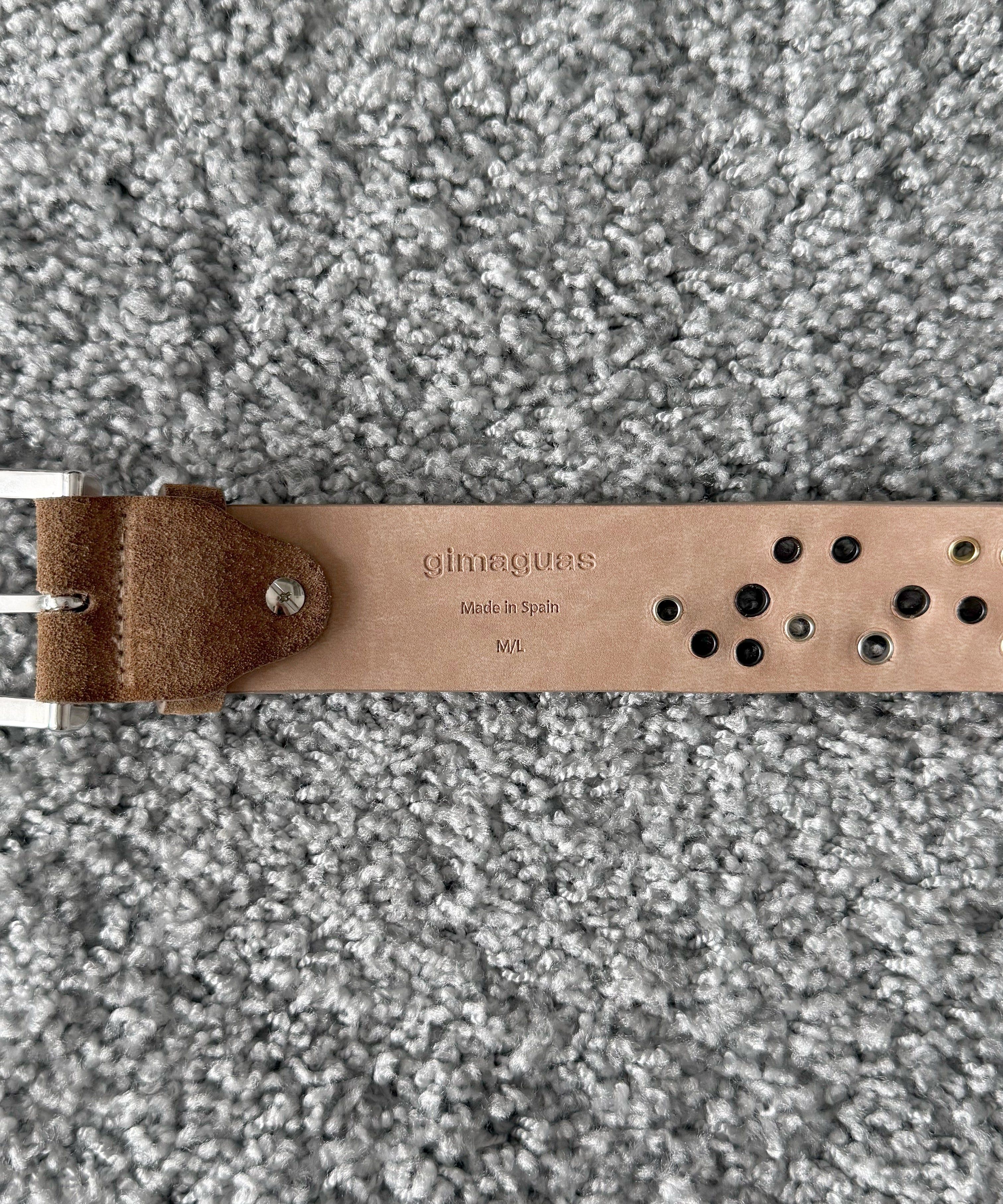 Gimaguas Rufus belt "BROWN"
