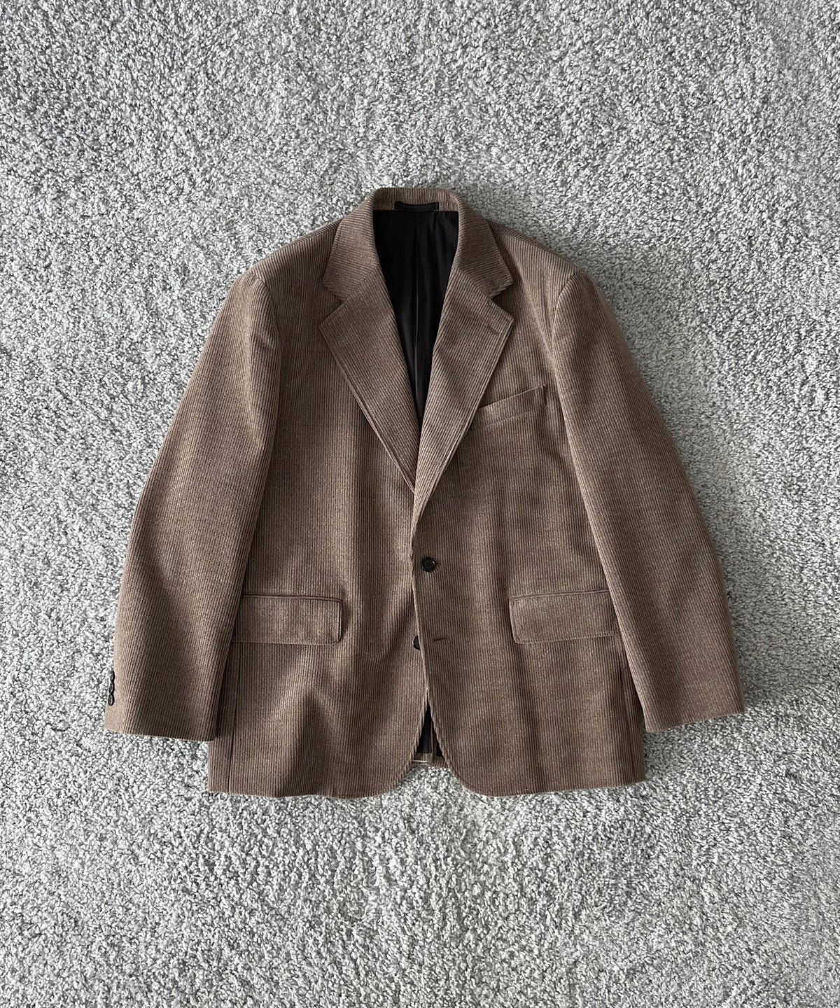 UNUSED Us2581 corduroy jacket "TAUPE"
