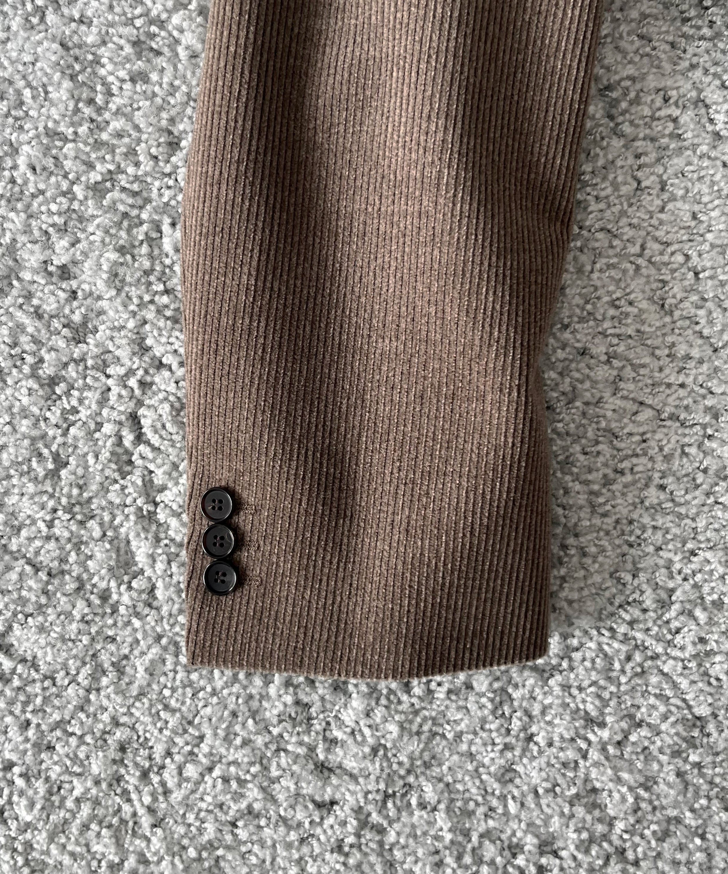 UNUSED Us2581 corduroy jacket "TAUPE"