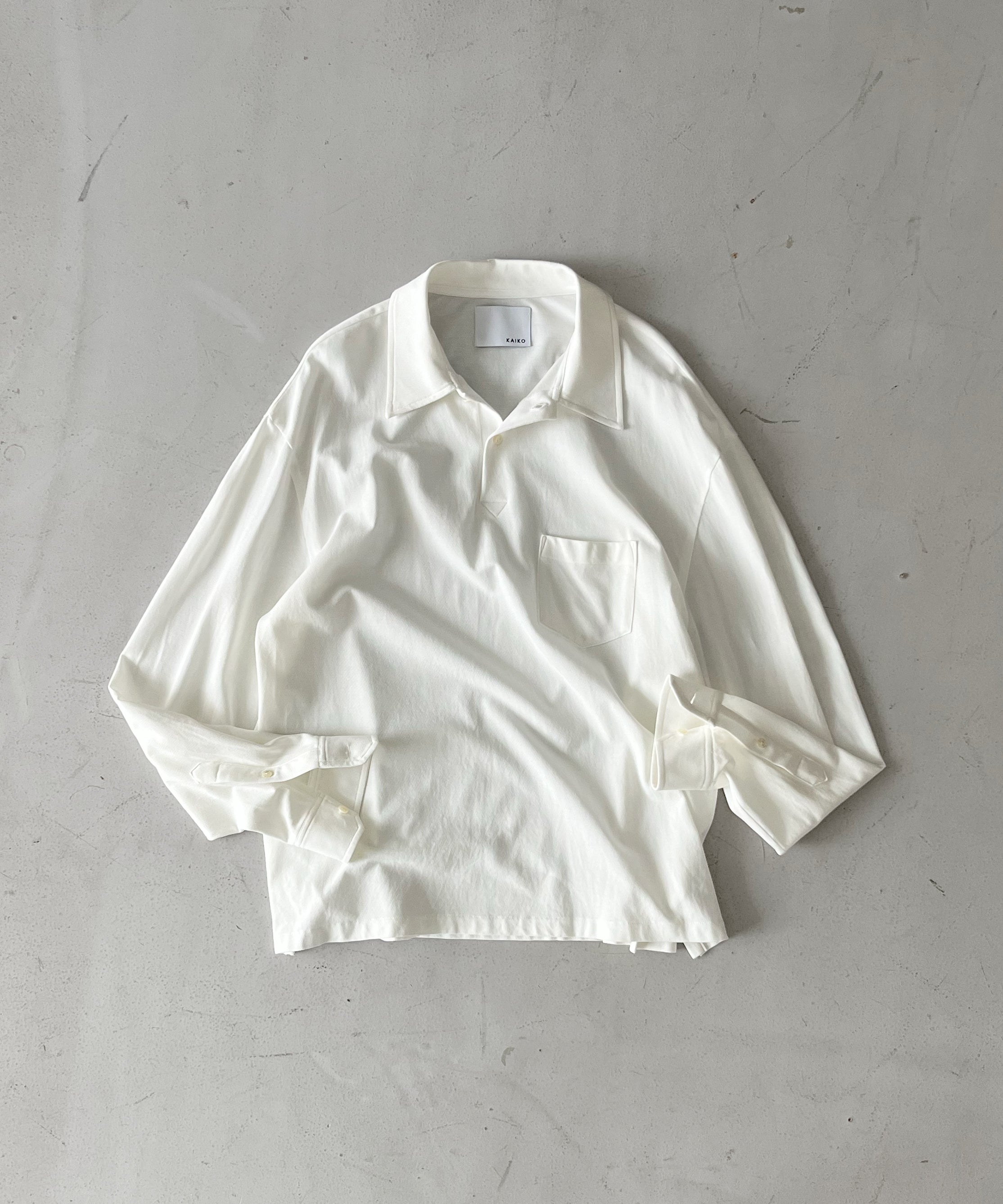 KAIKO Tomorrow polo shirt "O.WHITE"