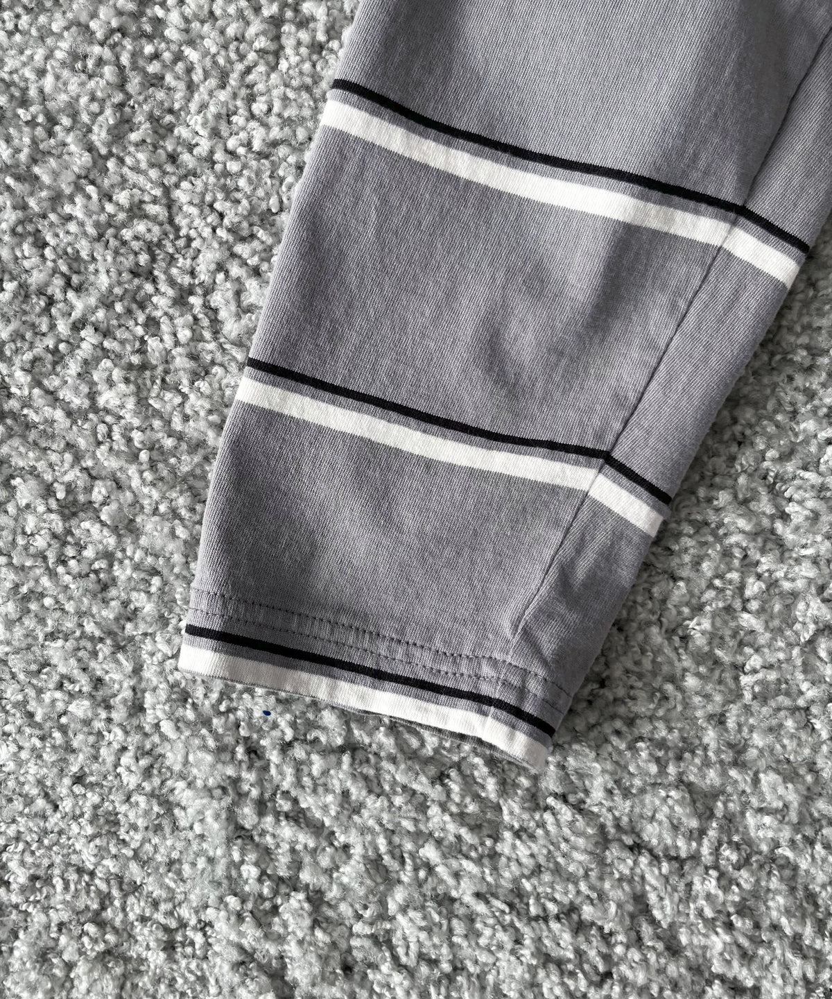 UNUSED Us2599 Long sleeve border t-shirt "GRAY"