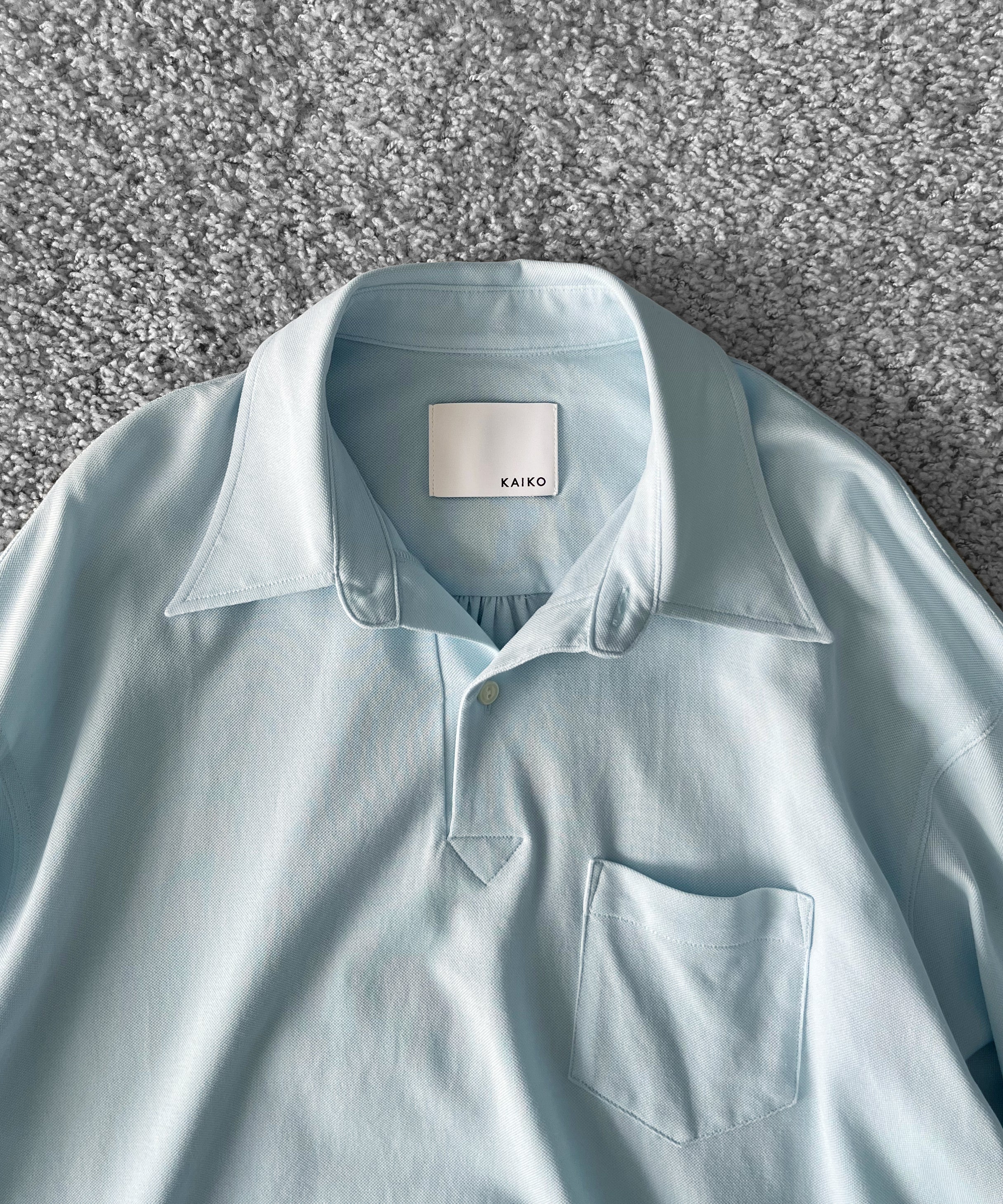 KAIKO Polo neck shirt "L.BLUE"