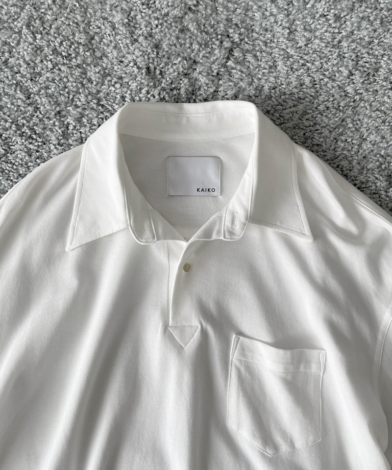 KAIKO Polo neck shirt "OFF WHITE"