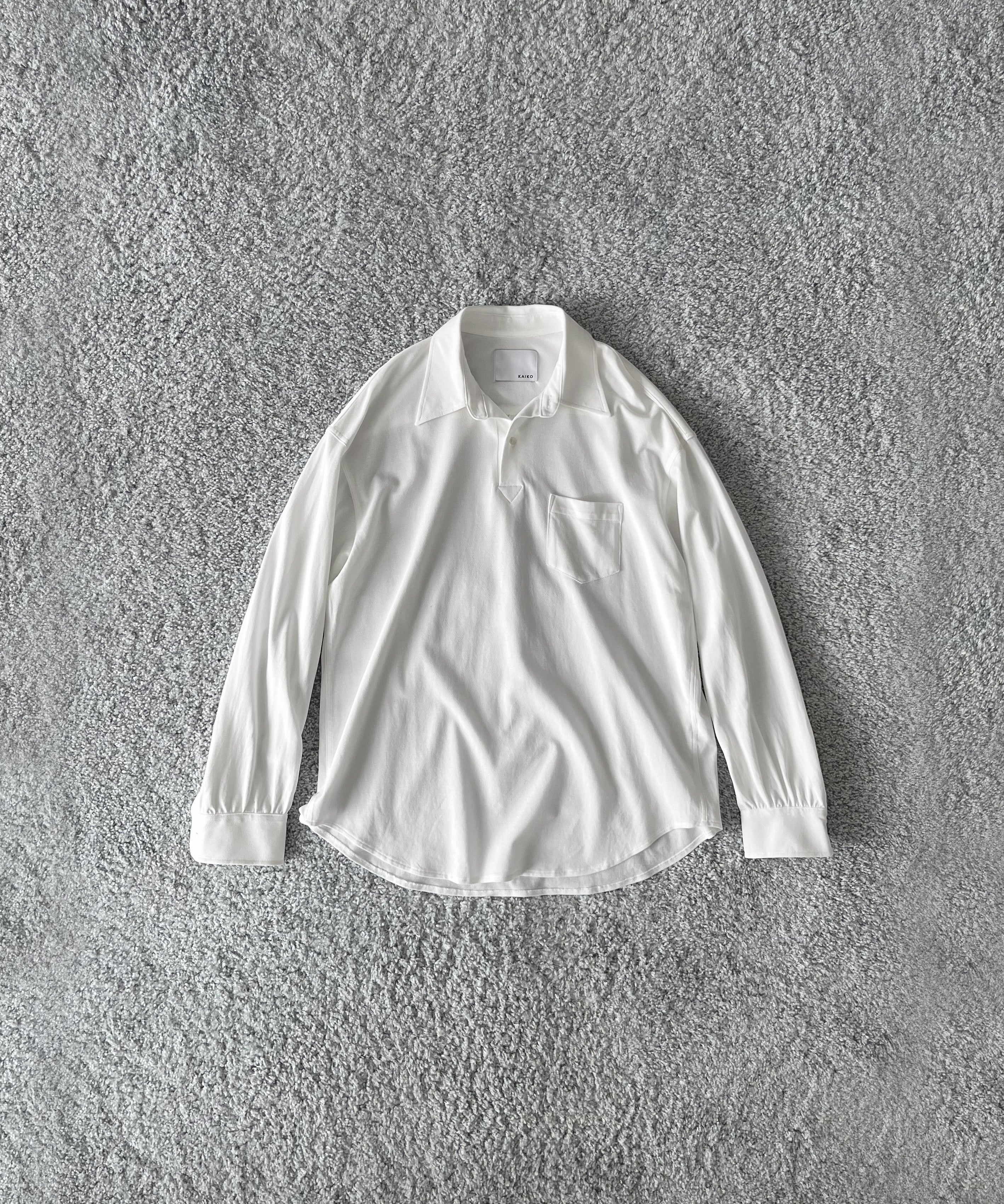 KAIKO Polo neck shirt "OFF WHITE"
