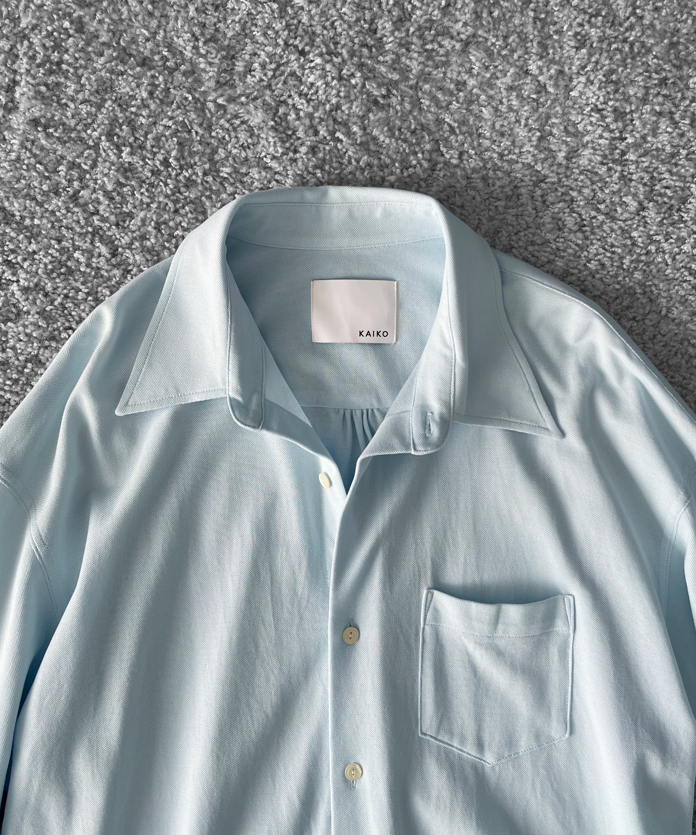 KAIKO Regular collar shirt "L.BLUE"