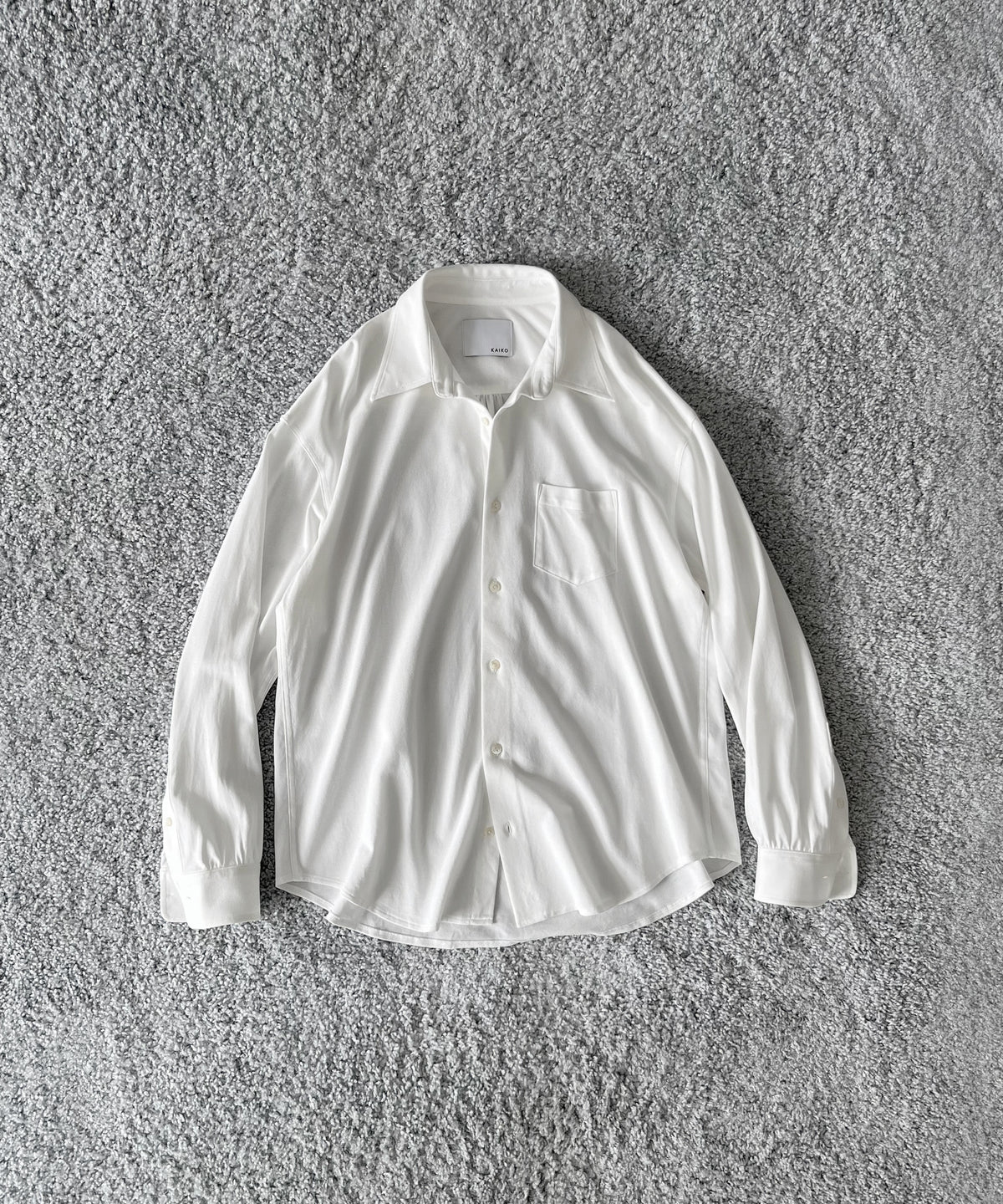 KAIKO Regular collar shirt "OFF WHITE"
