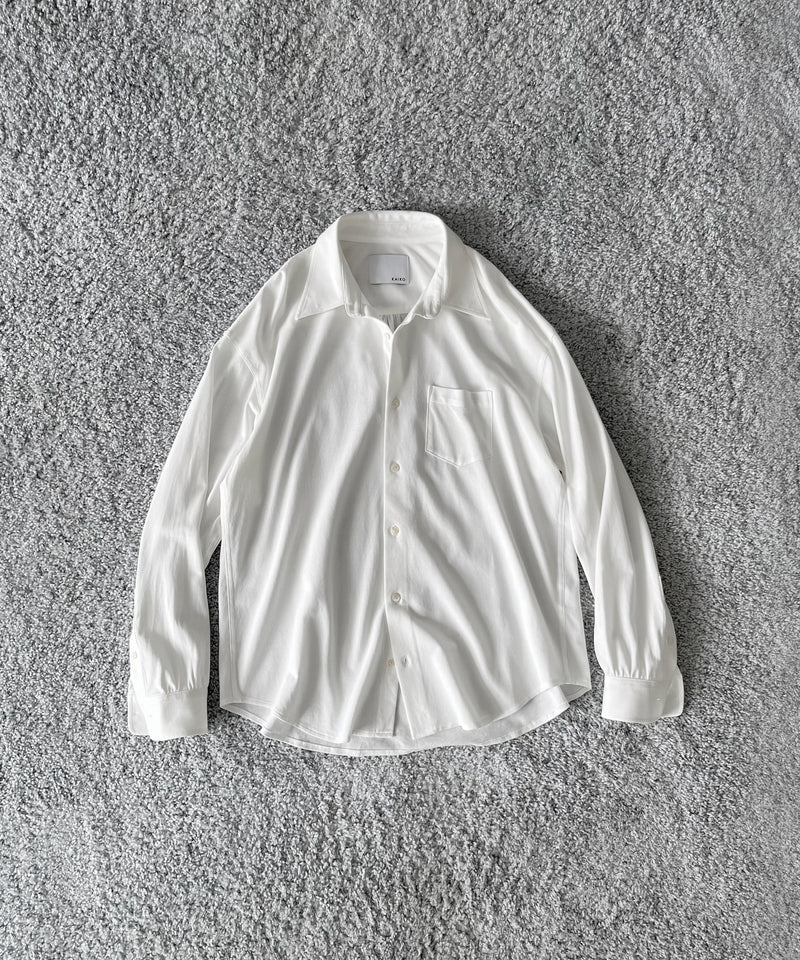 KAIKO Regular collar shirt "OFF WHITE"