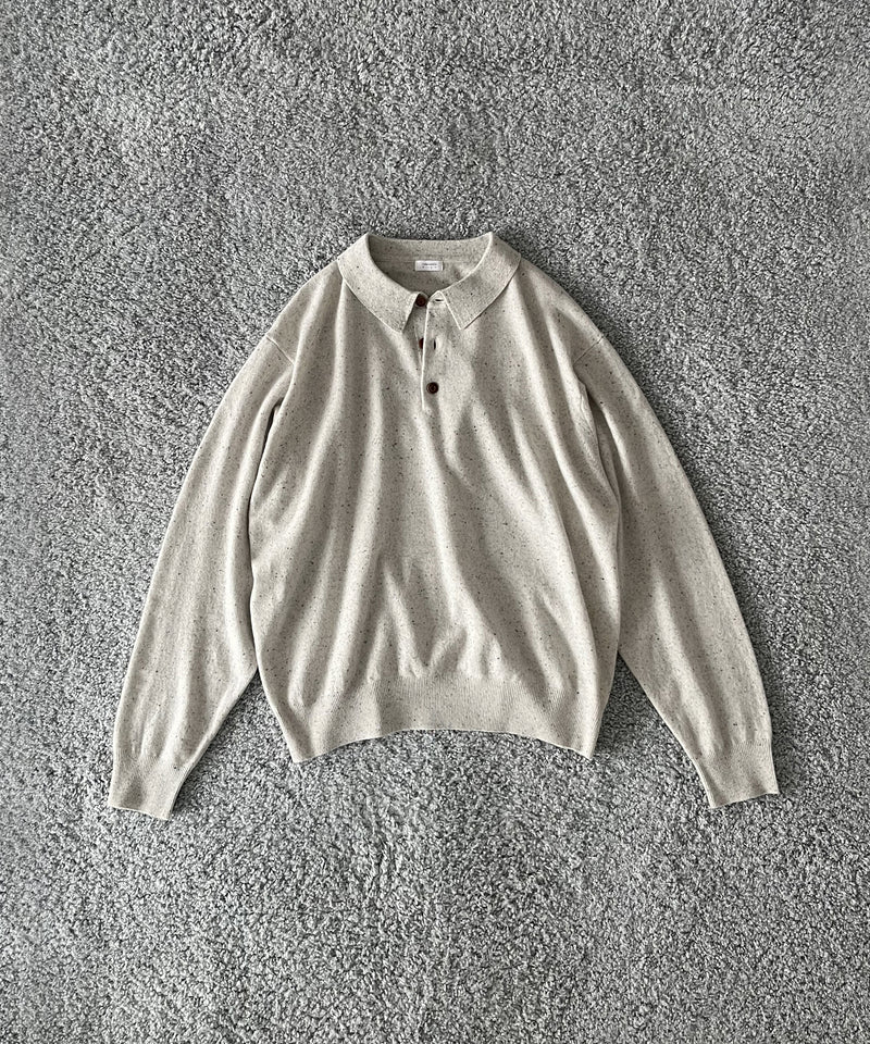 crepuscule L/s polo "WHITE"