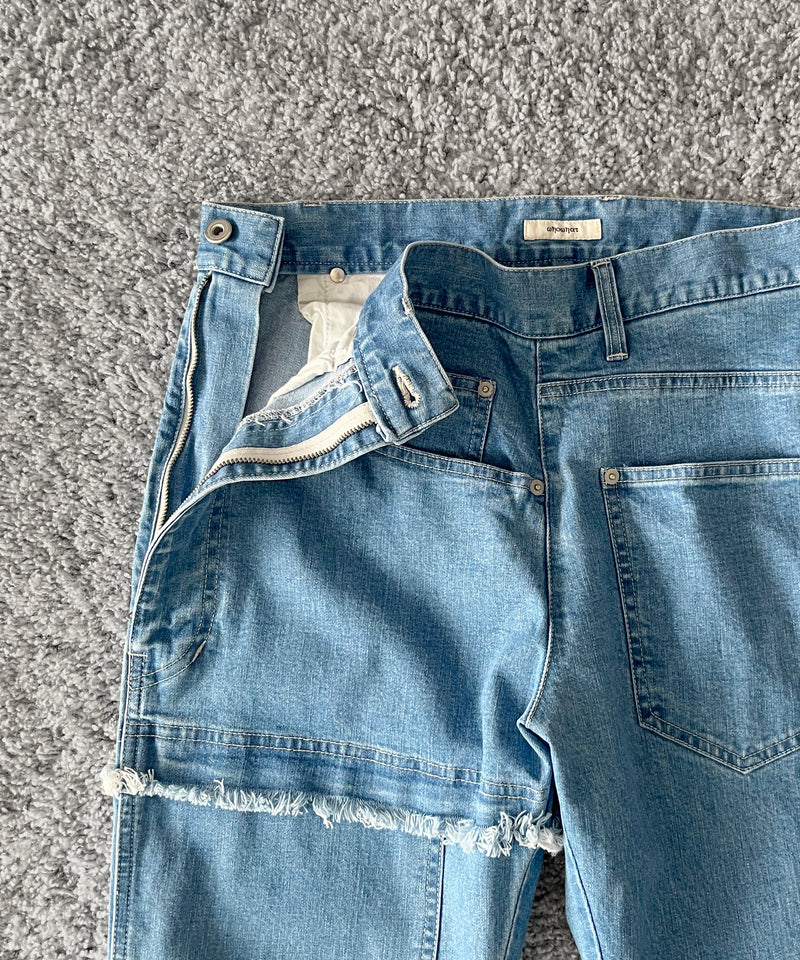 WHOWHAT Puzzle denim pants〈new type〉 "INDIGO FADE"