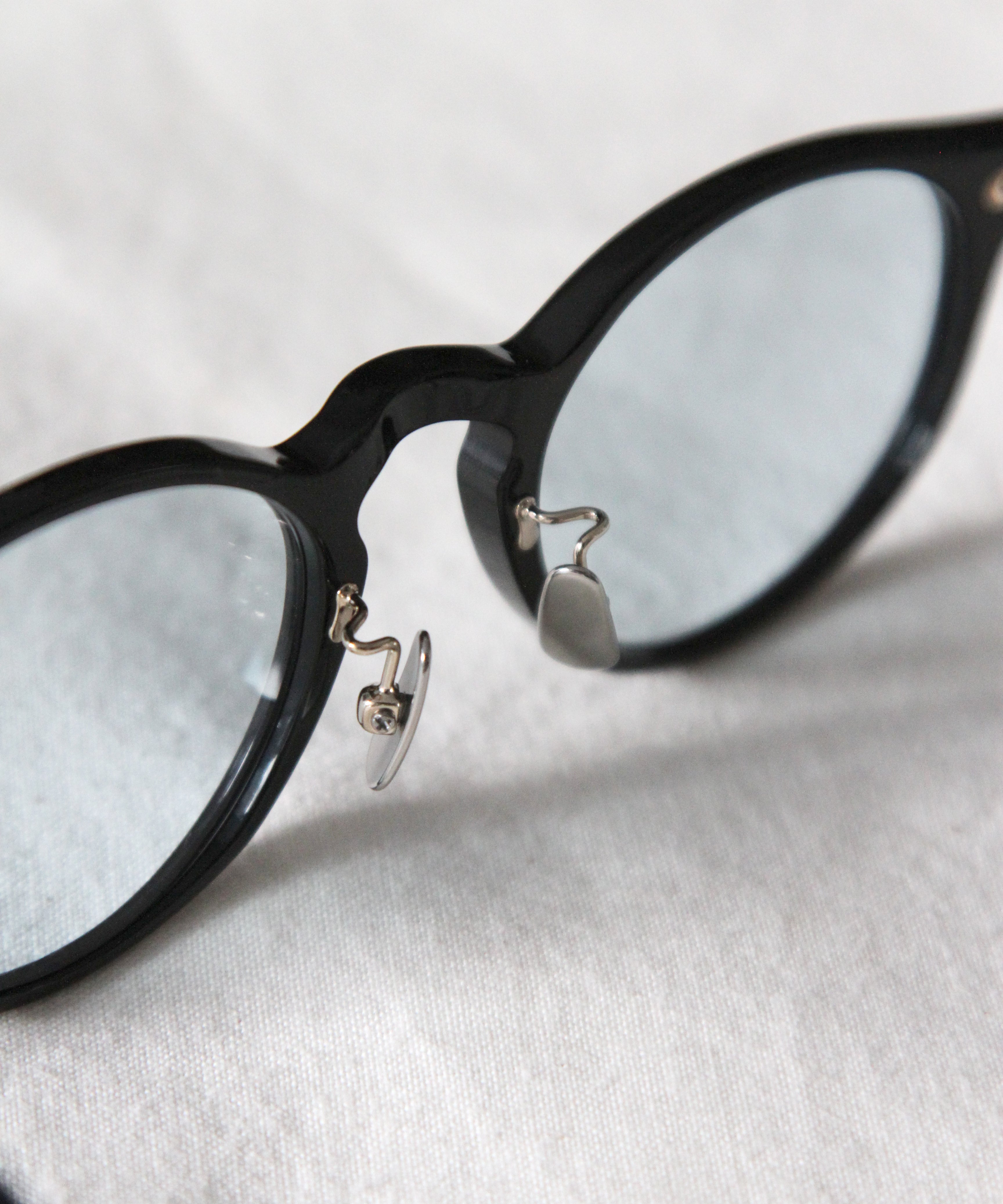 NOCHINO OPTICAL "Tsukiyomi" "#9 GLOSS BLACK × AOFUJI BLUE to D.GREY"