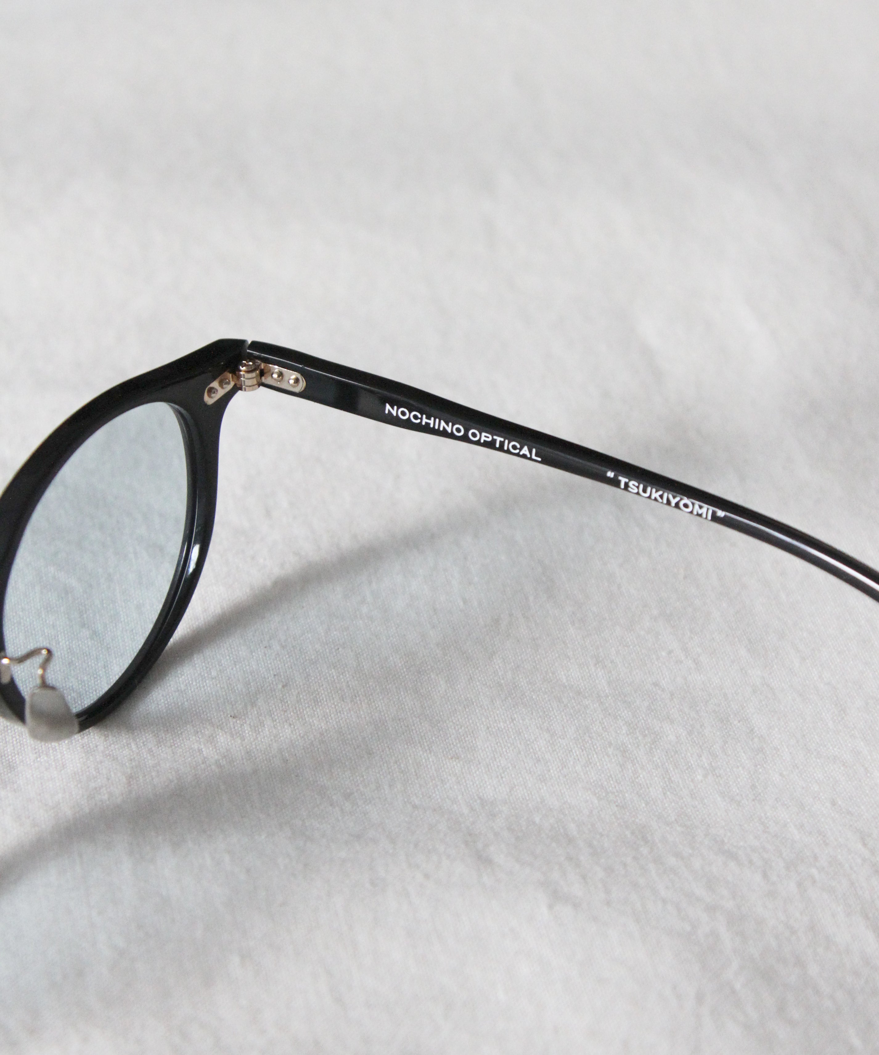 NOCHINO OPTICAL "Tsukiyomi" "#9 GLOSS BLACK × AOFUJI BLUE to D.GREY"
