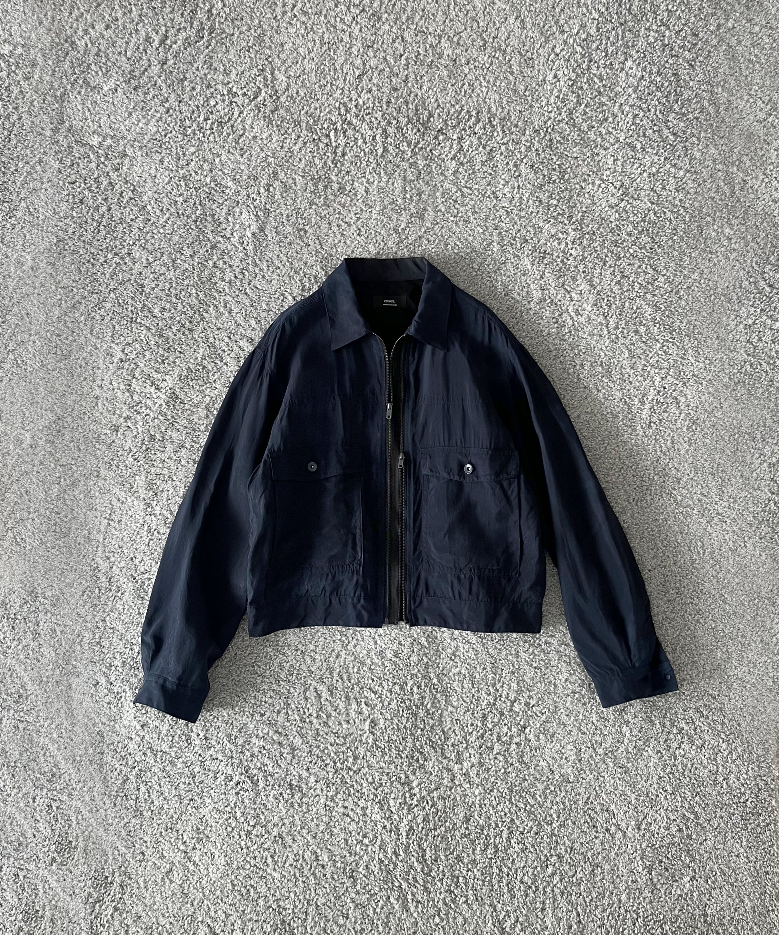 ensou. Two-lane short jacket "D.NAVY"