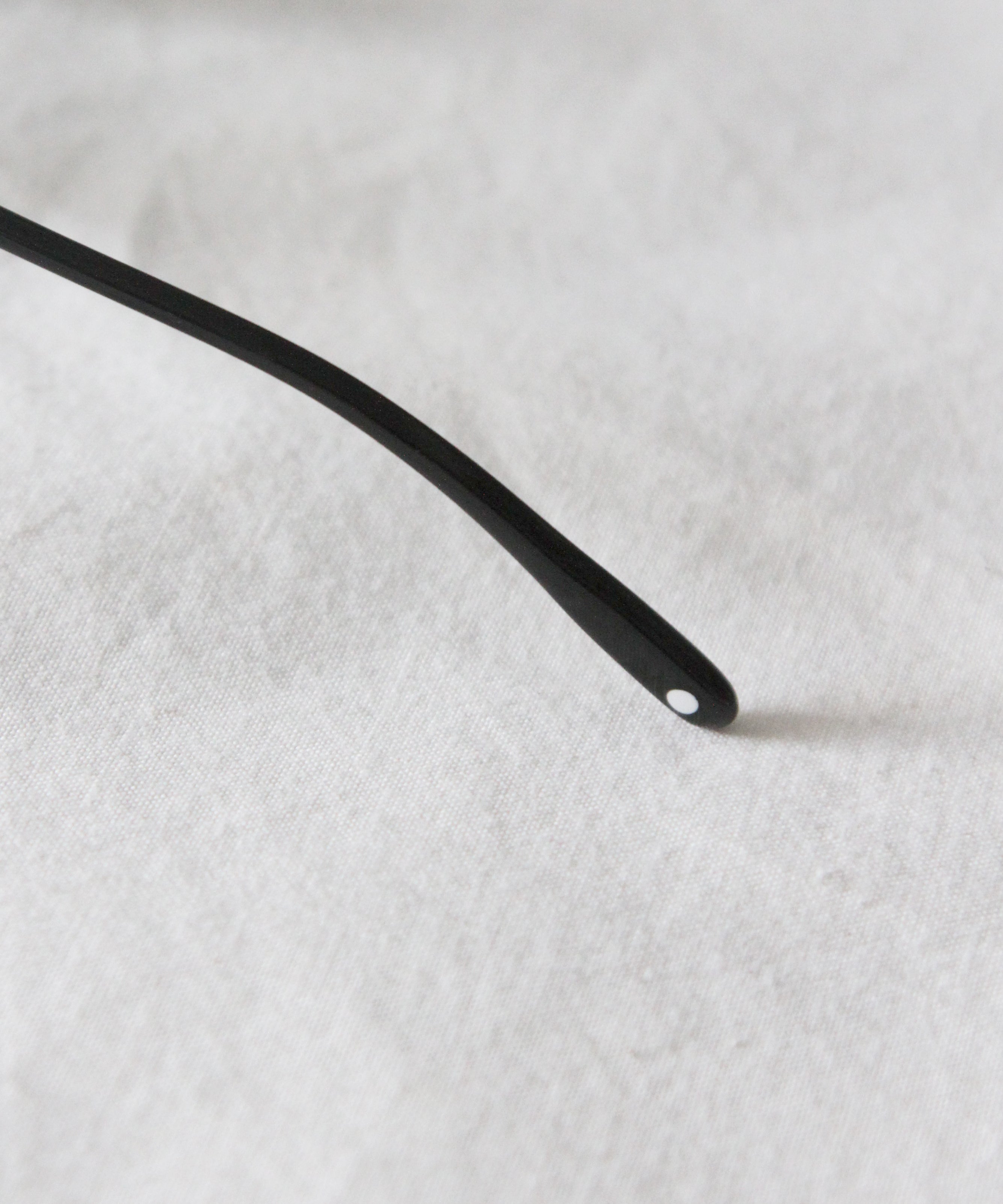 NOCHINO OPTICAL "Tsukiyomi" "#1 GLOSS BLACK × CLEAR to GREY"