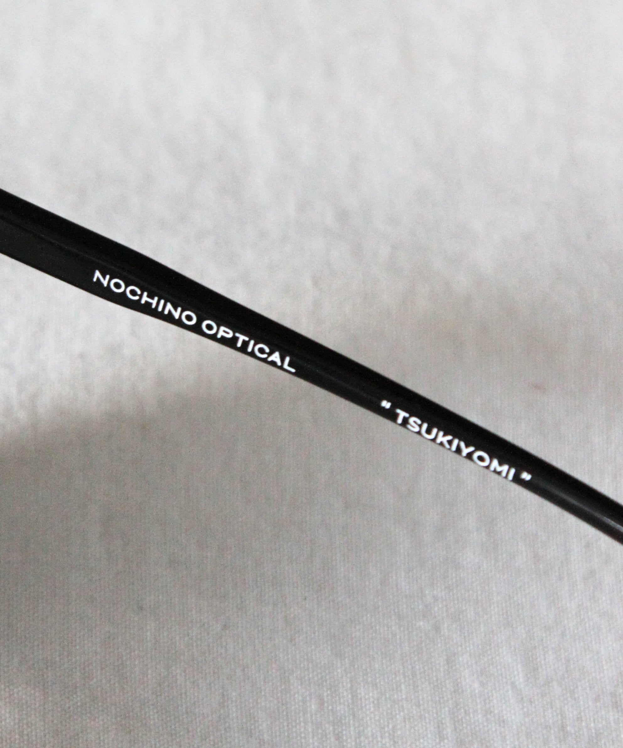 NOCHINO OPTICAL "Tsukiyomi" "#4 GLOSS BLACK × DARK GREY"