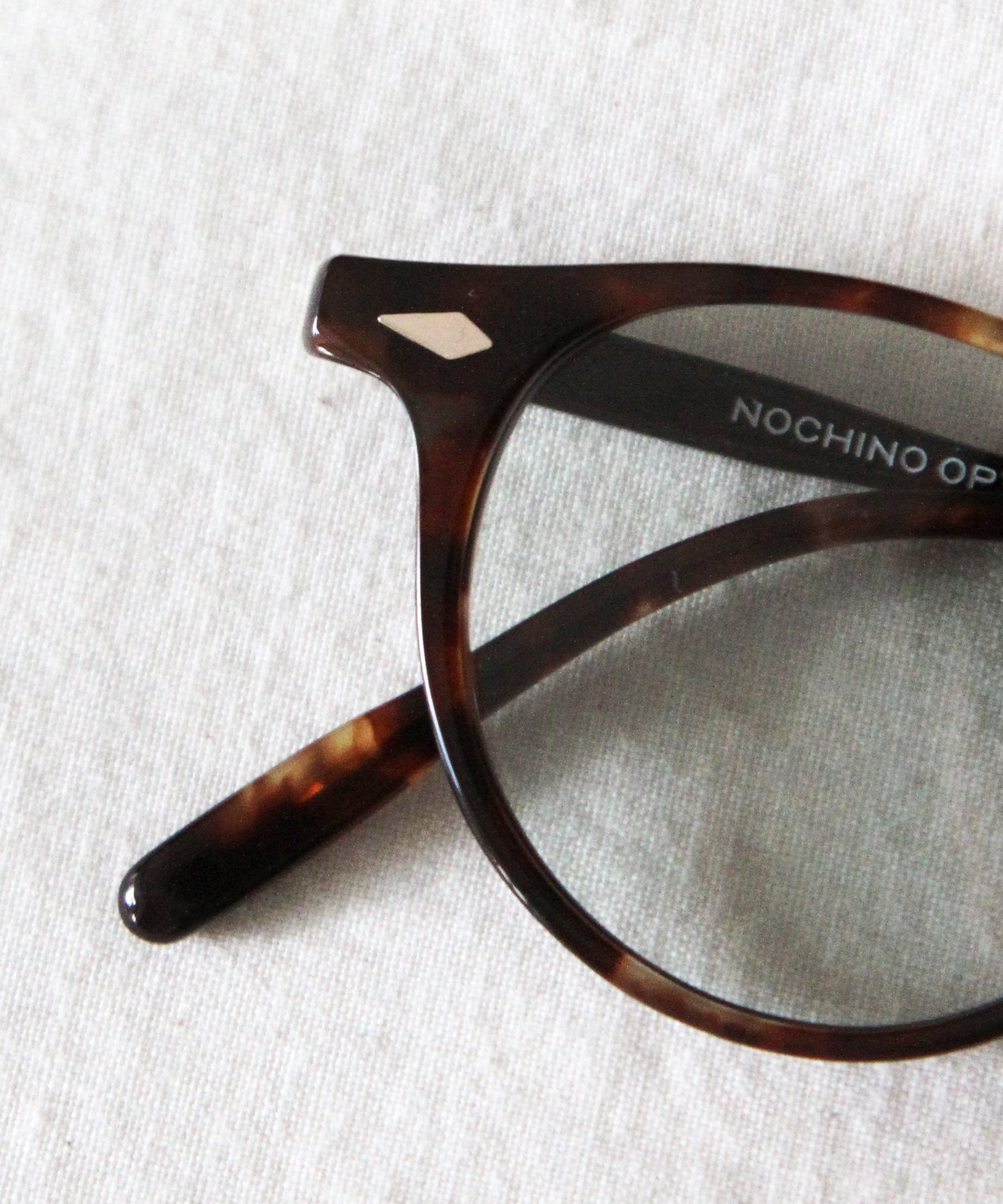 NOCHINO OPTICAL "Tsukiyomi" "#3 RICH AMBER × GREY GREEN to D.GREY"
