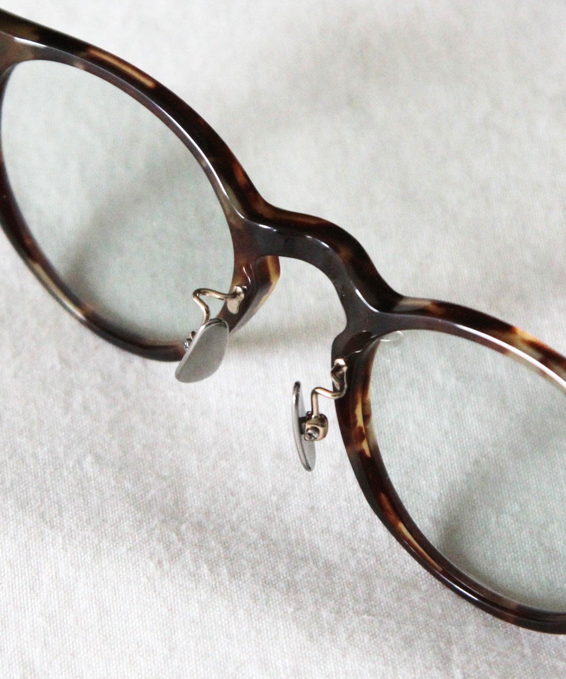 NOCHINO OPTICAL "Tsukiyomi" "#3 RICH AMBER × GREY GREEN to D.GREY"