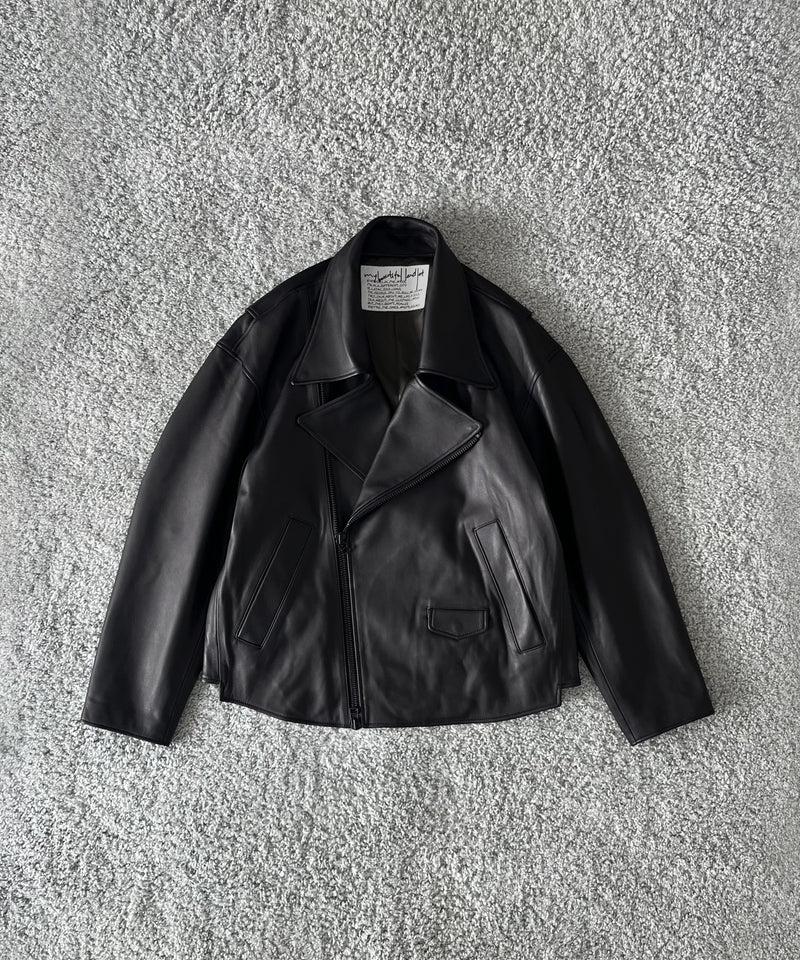 my beautiful landlet Leather riders jacket "BLACK"