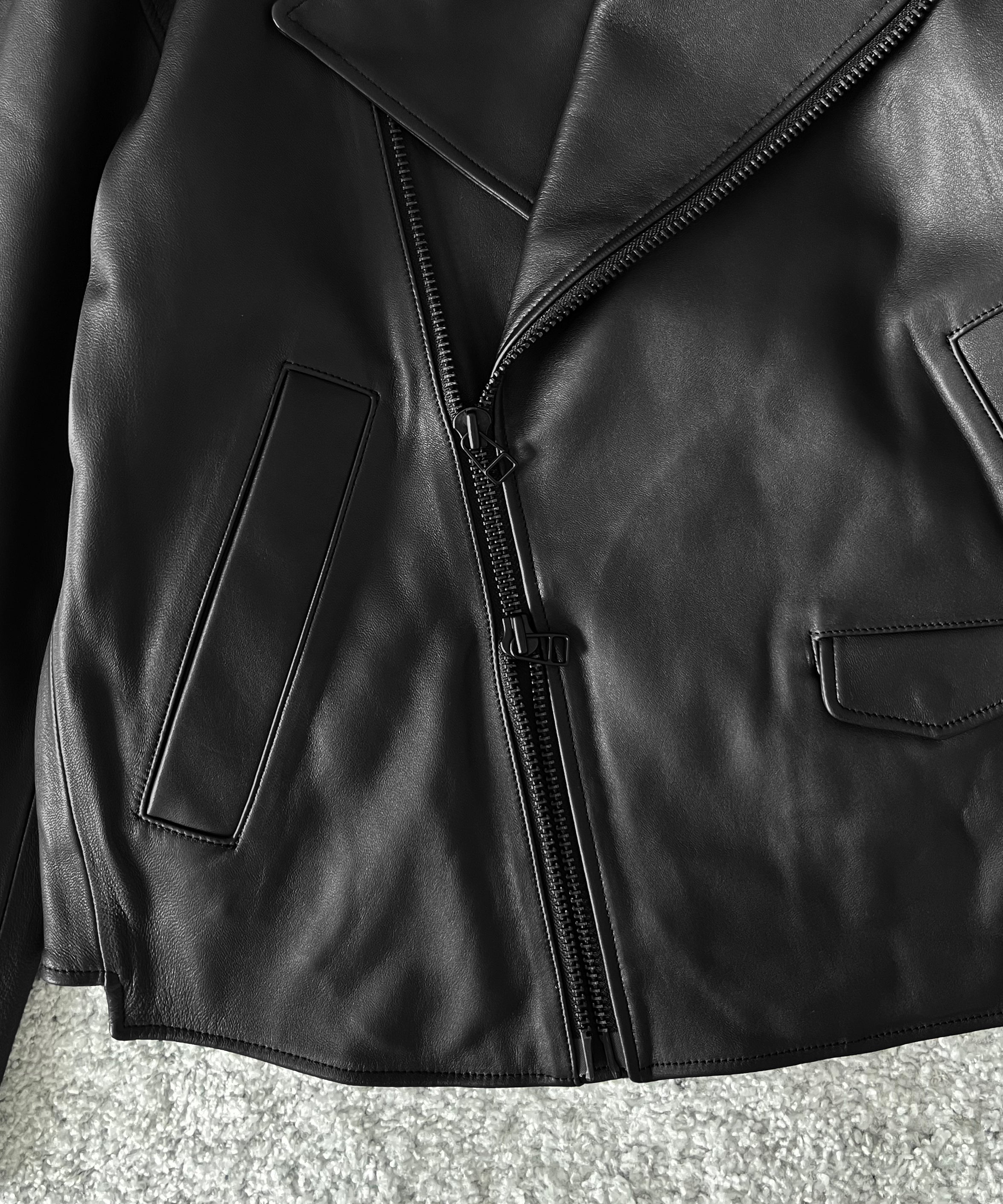 my beautiful landlet Leather riders jacket "BLACK"