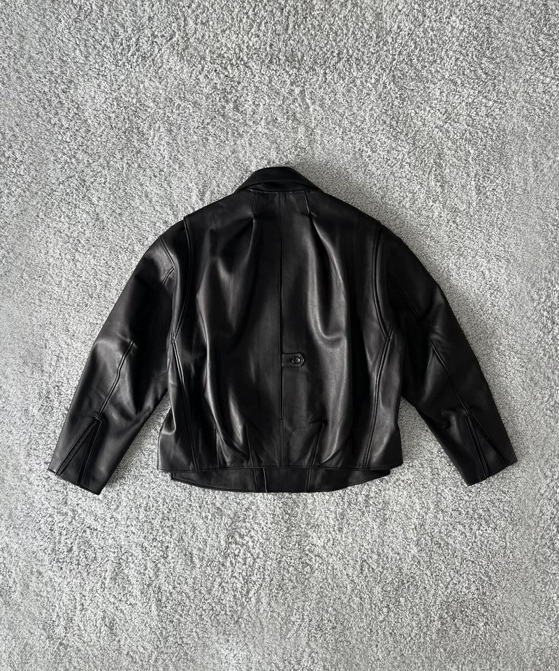 my beautiful landlet Leather riders jacket "BLACK"