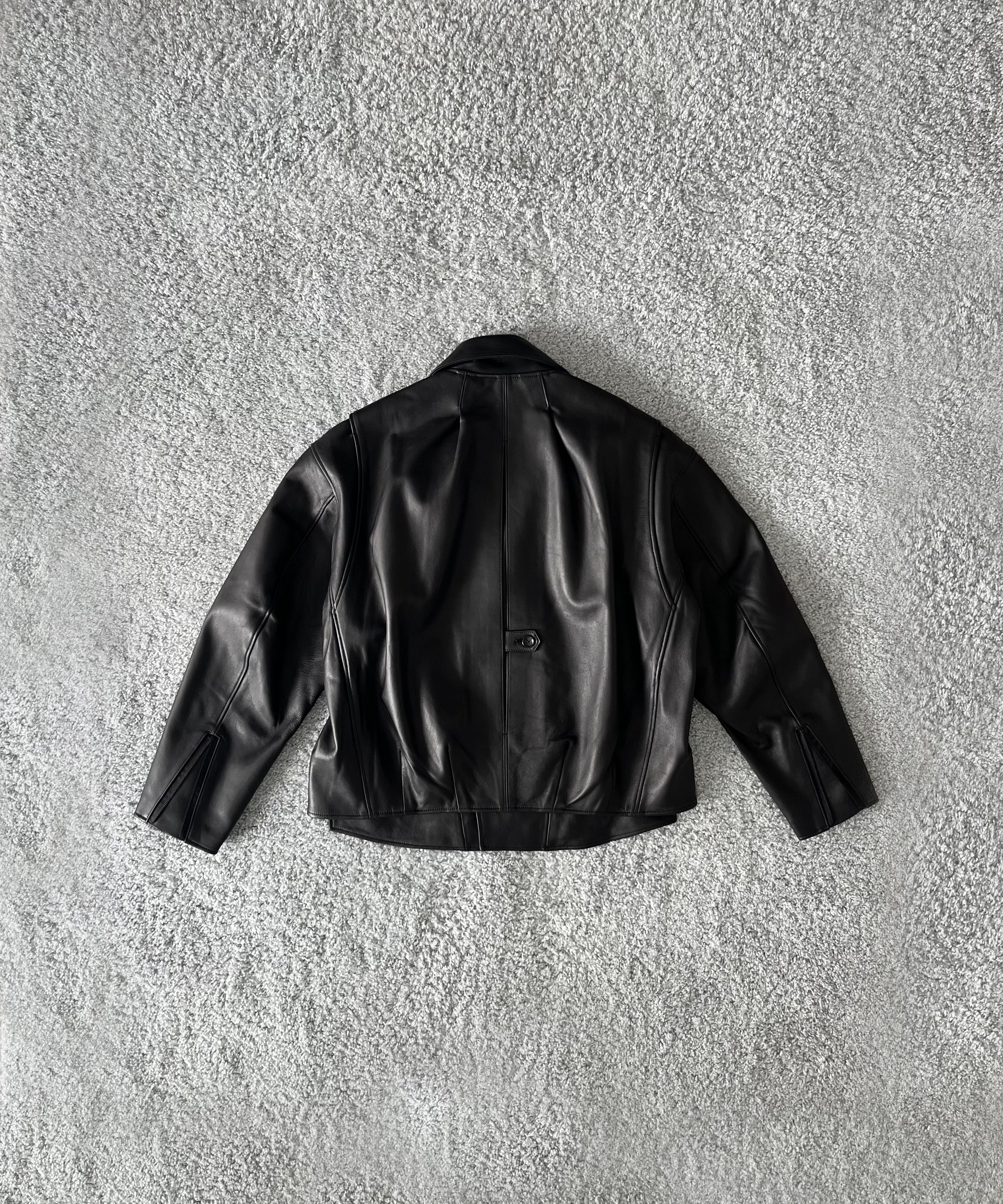 my beautiful landlet Leather riders jacket "BLACK"