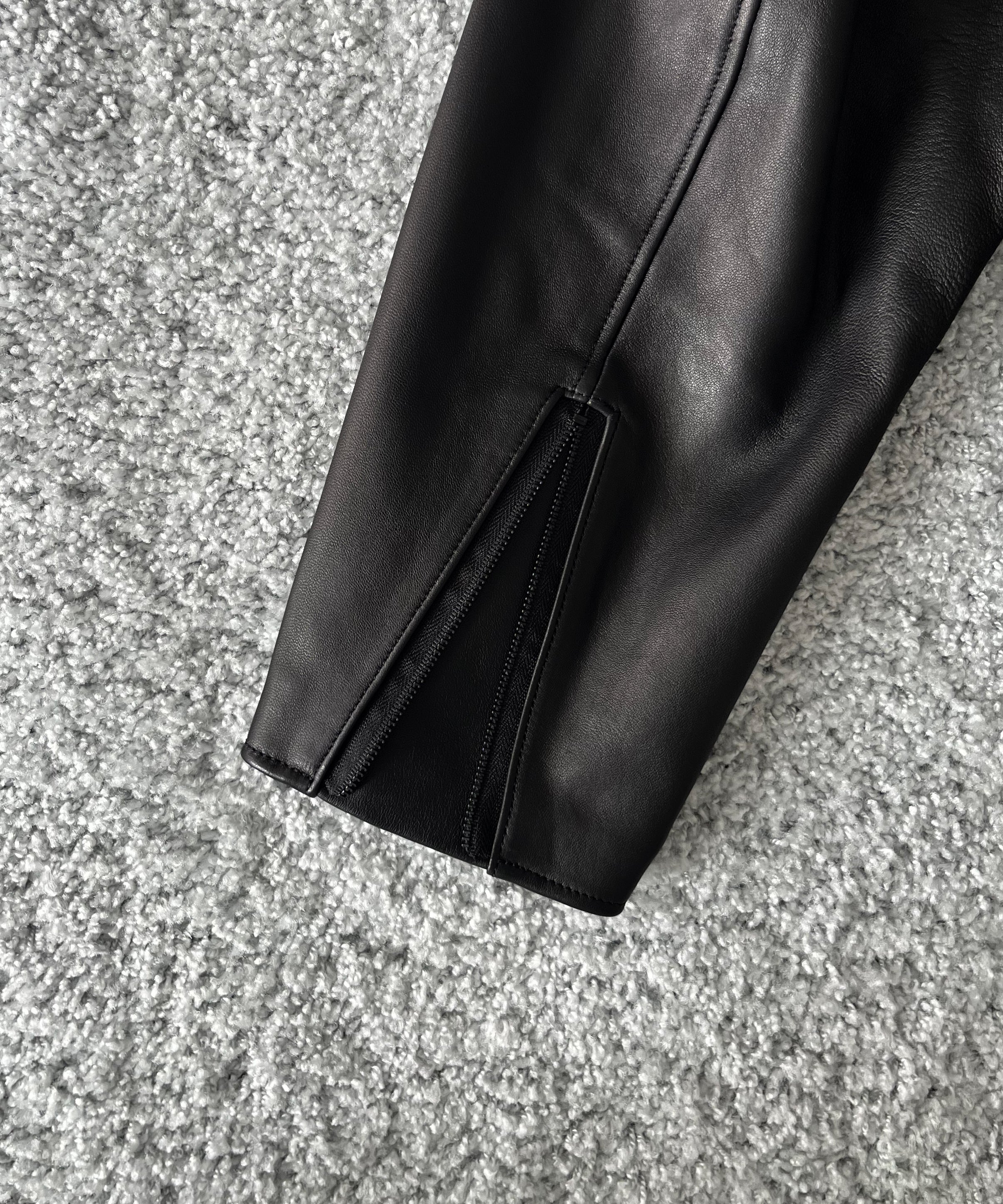 my beautiful landlet Leather riders jacket "BLACK"