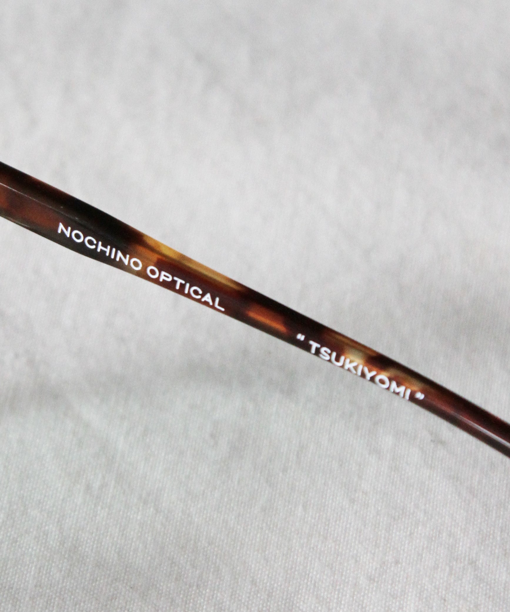 NOCHINO OPTICAL "Tsukiyomi" "#5 CITRON & AMBER × LSMOKE GREEN"