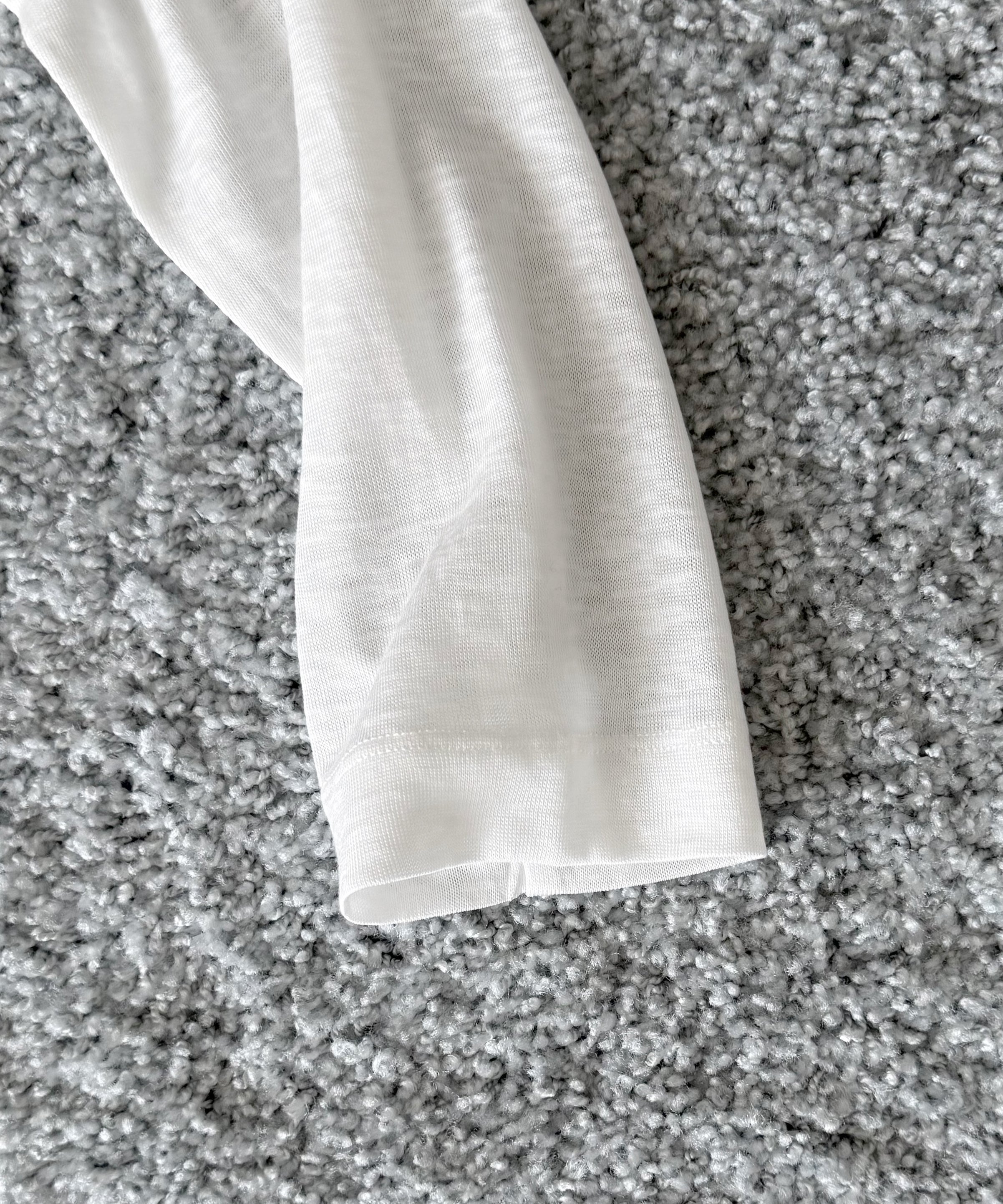 Fax Copy Express Afternoon stretch relaxed top "WHITE"