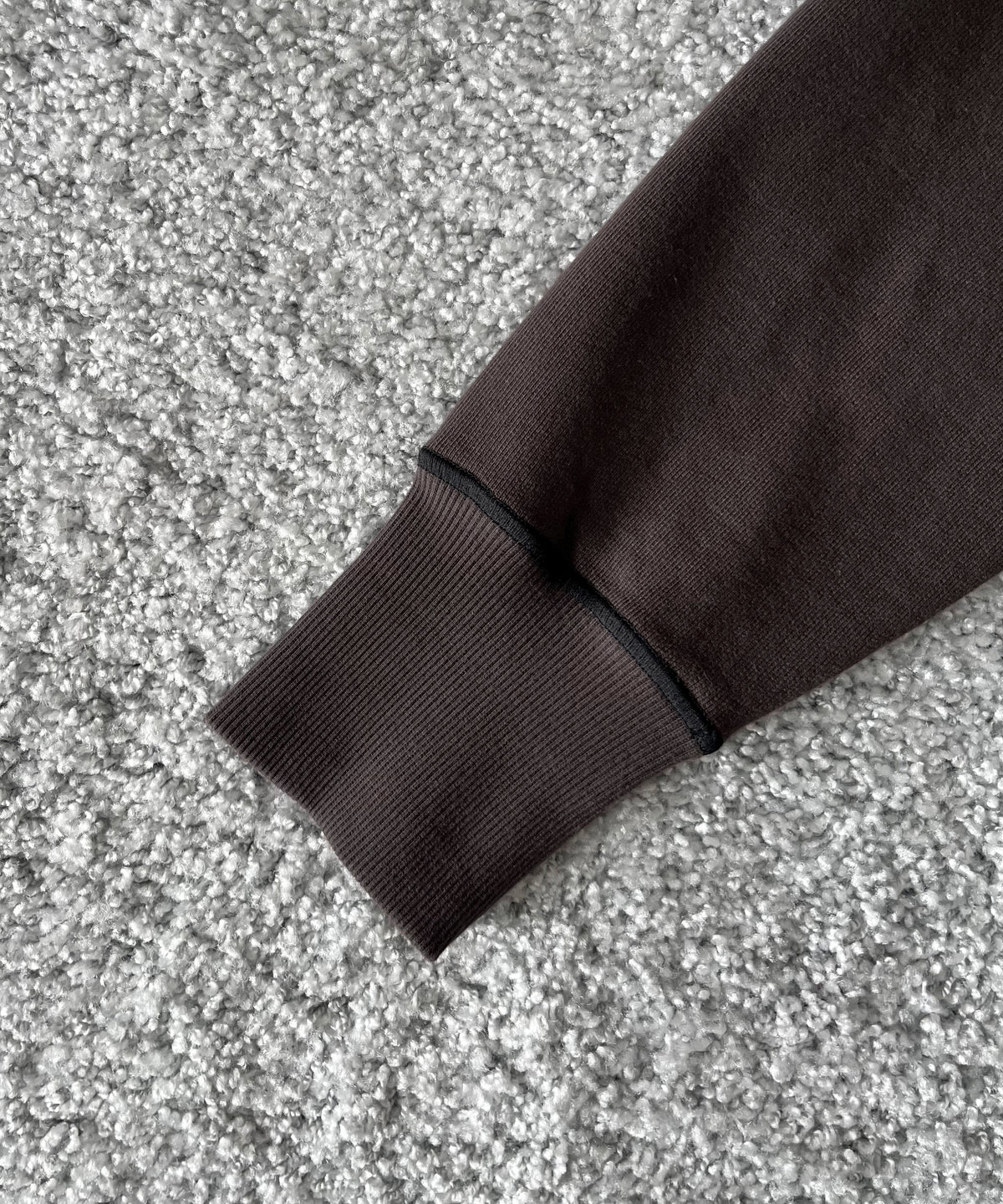 OLD FOLK HOUSE Plain sweatshirt "DARK BROWN"